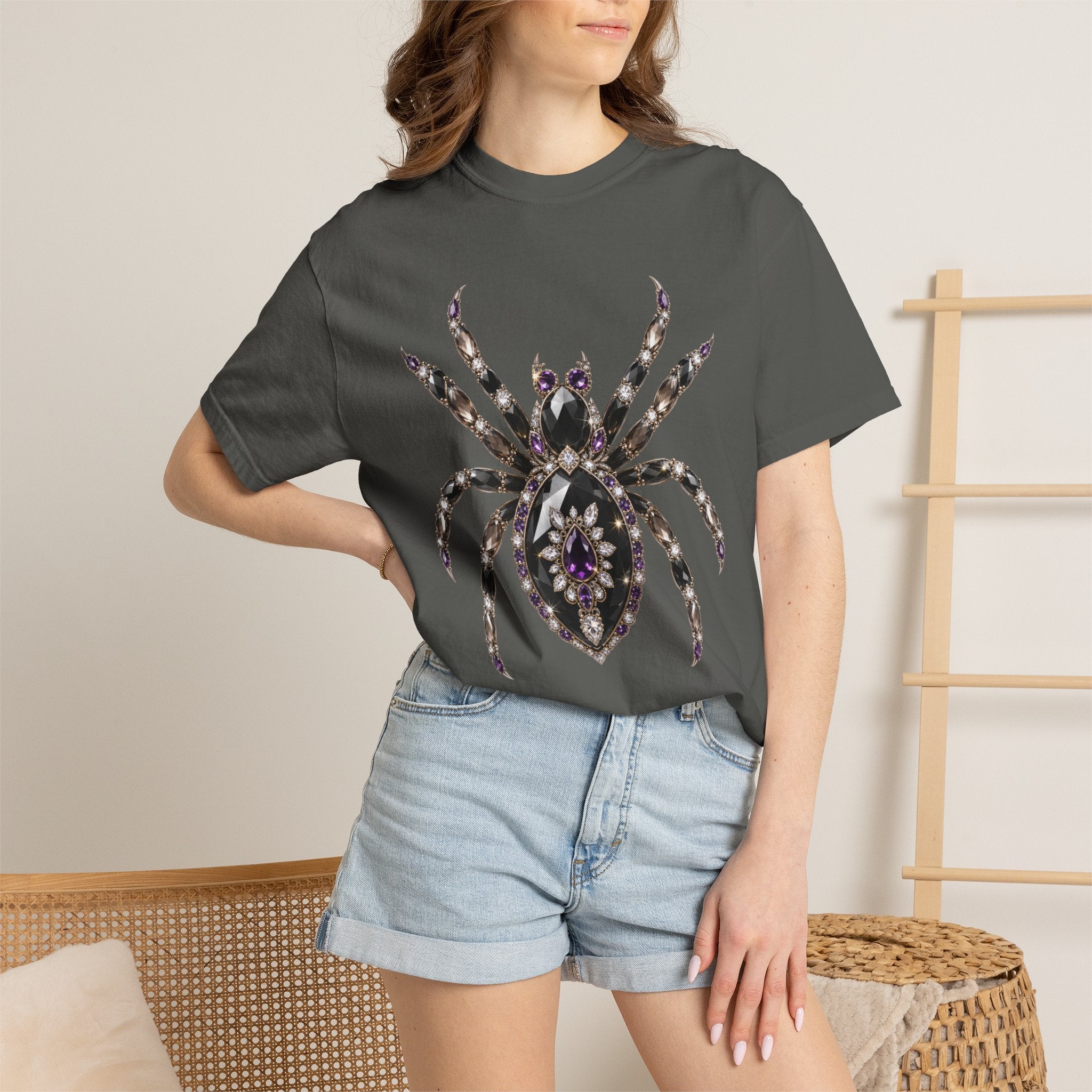 Jeweled Spider Tee - Comfort Colors