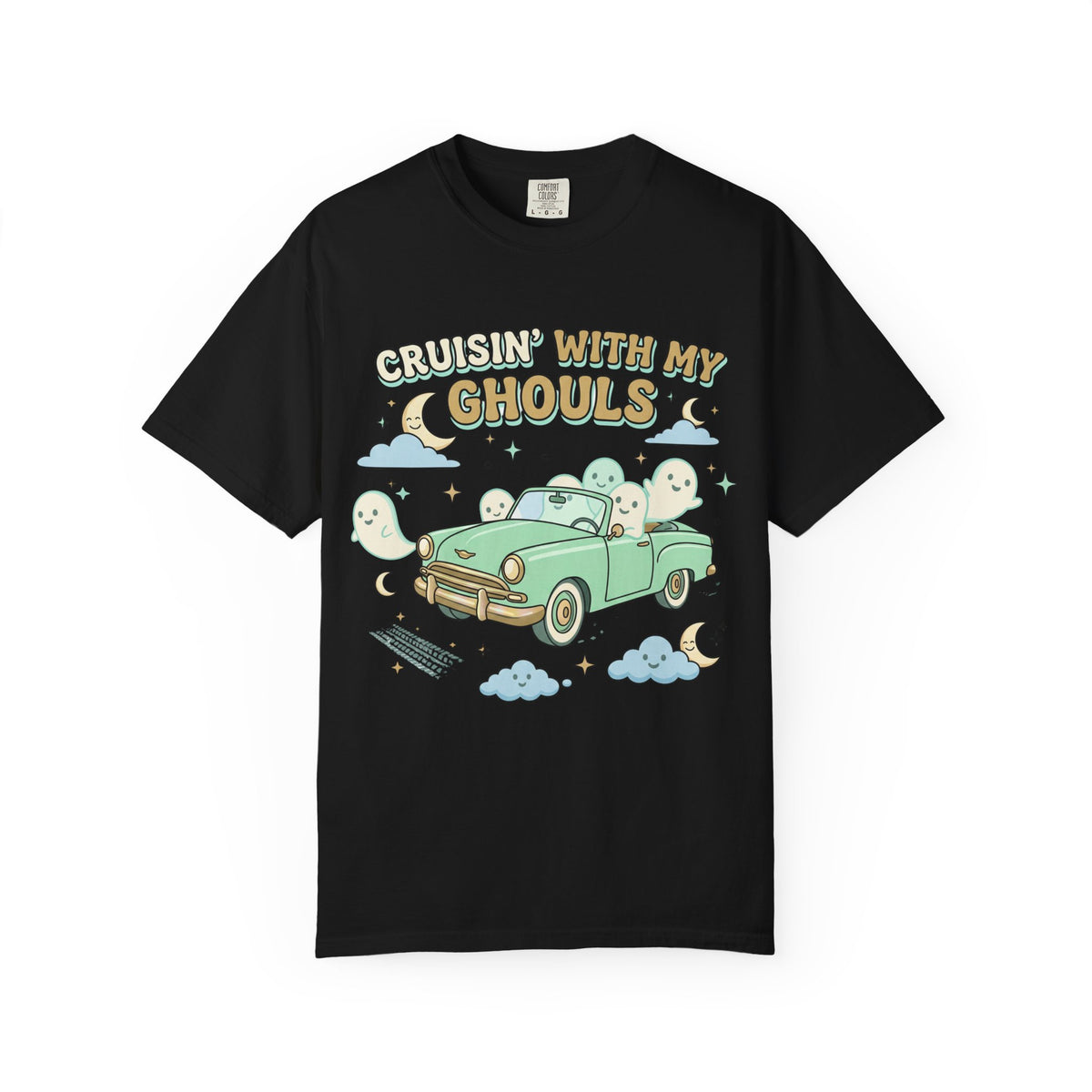 Cruisin' With My Ghouls Tee - Comfort Colors