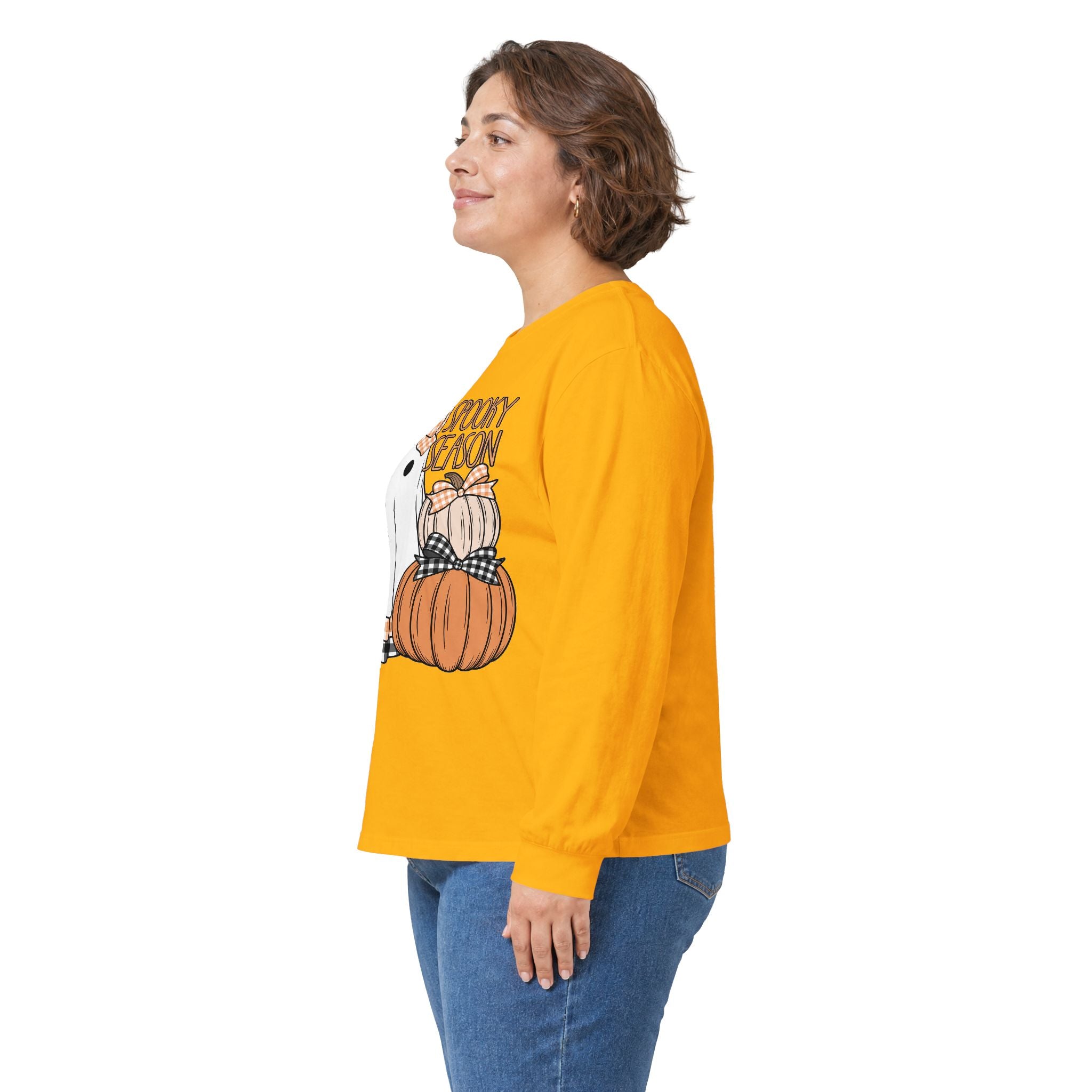 The Bow Ghost Long Sleeve Tee - Gildan
