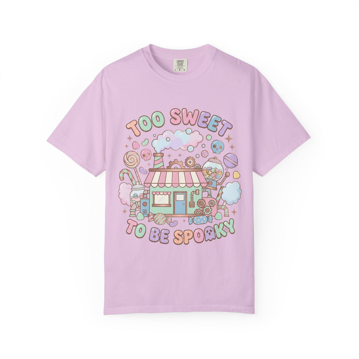 Too Sweet To Be Spooky Tee - Comfort Colors