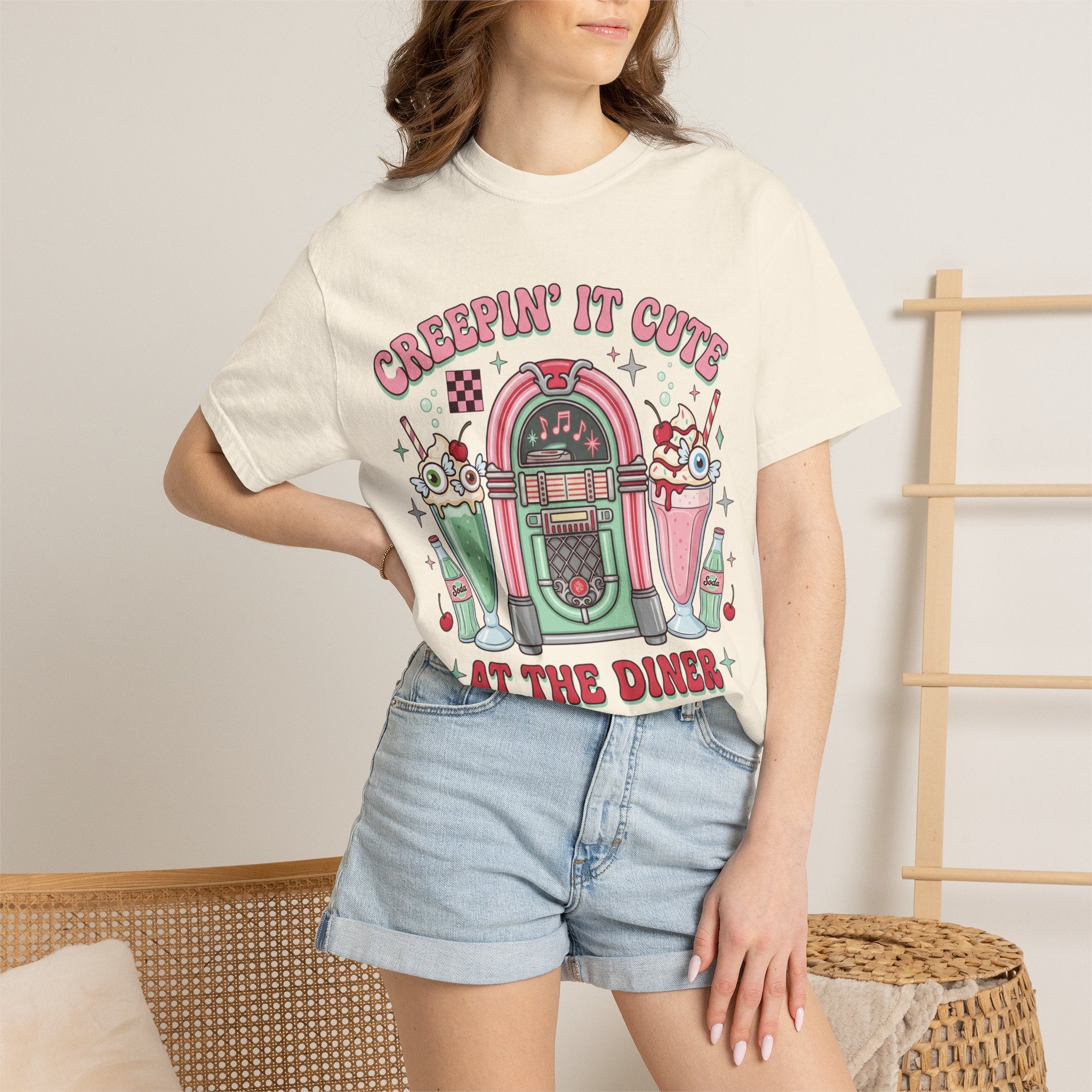 Creepin' It Cute Tee - Comfort Colors