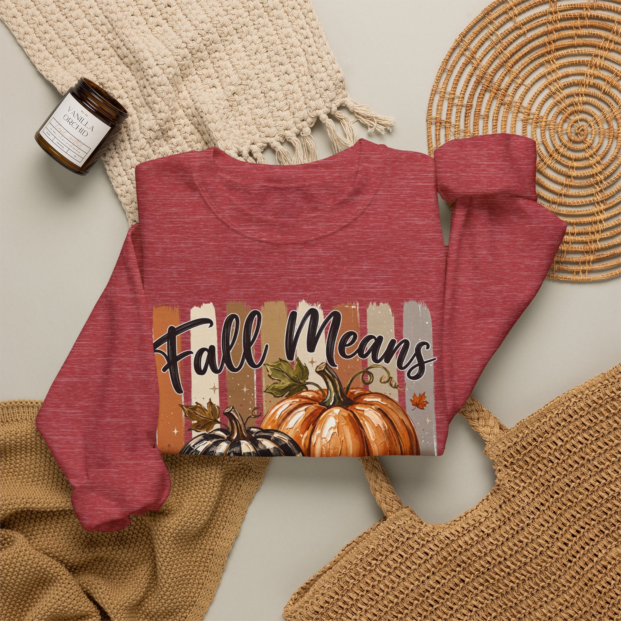 Fall Means Football Sweatshirt - Gildan