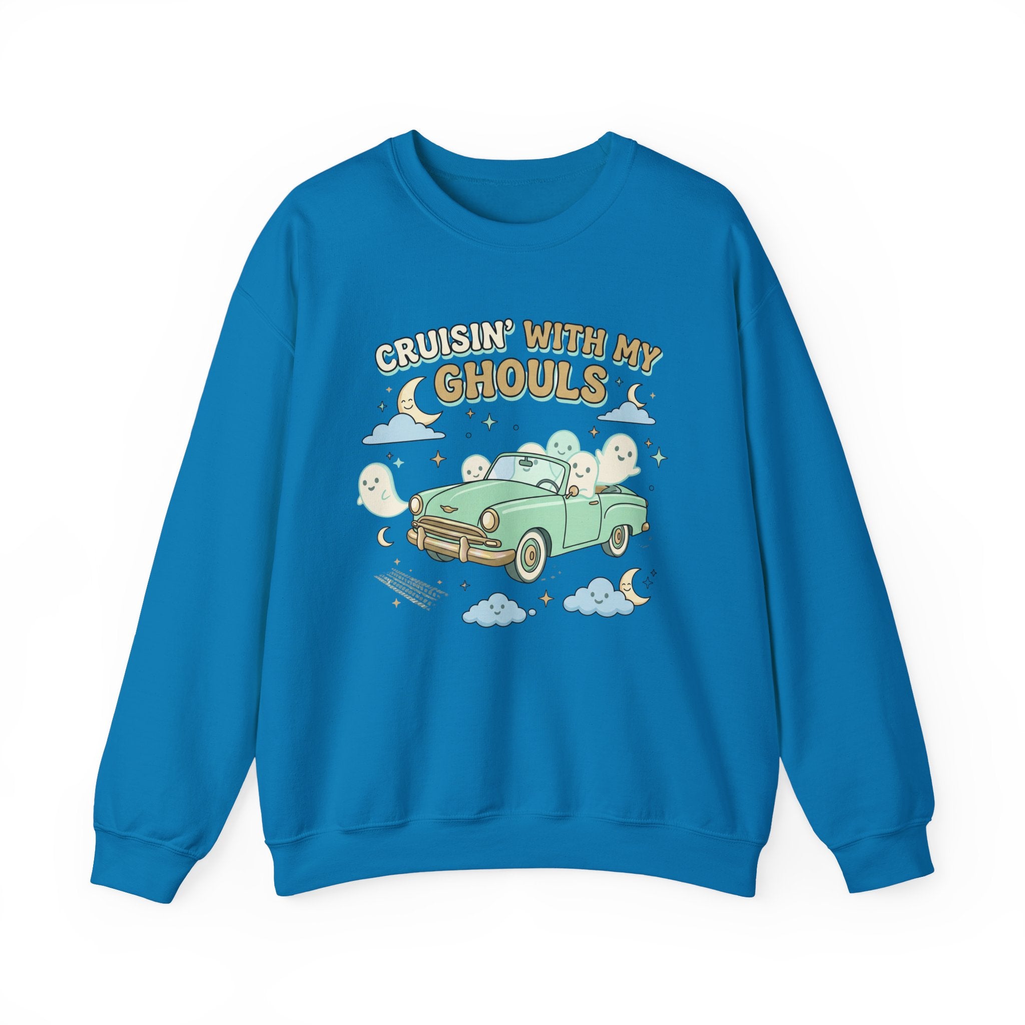 Cruisin' With My Ghouls Sweatshirt - Gildan