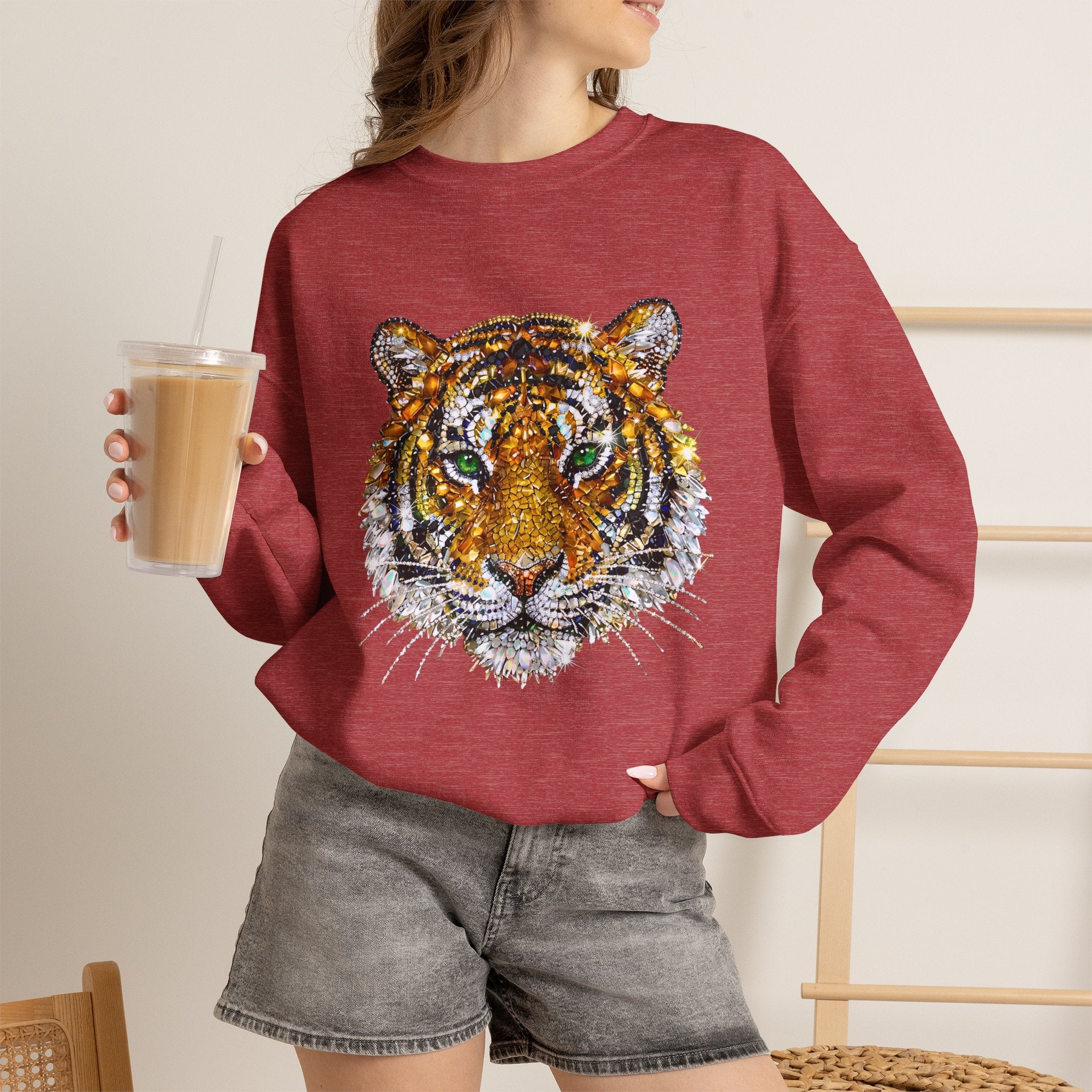 Jeweleed Tiger Sweatshirt