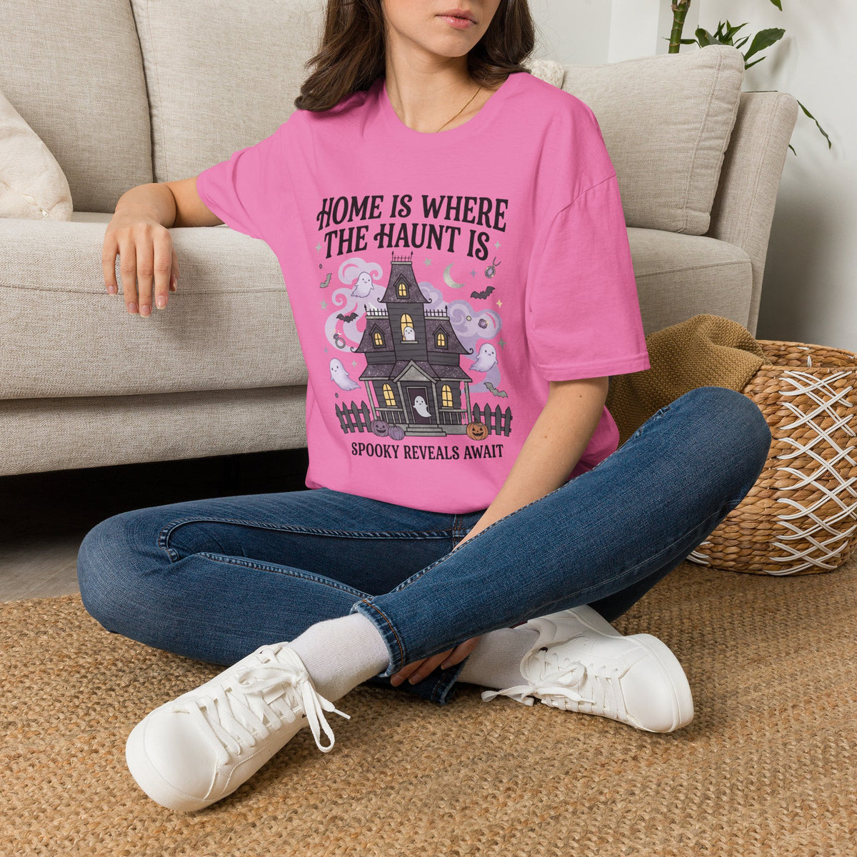 Home Is Where The Haunt Is Tee - Gildan