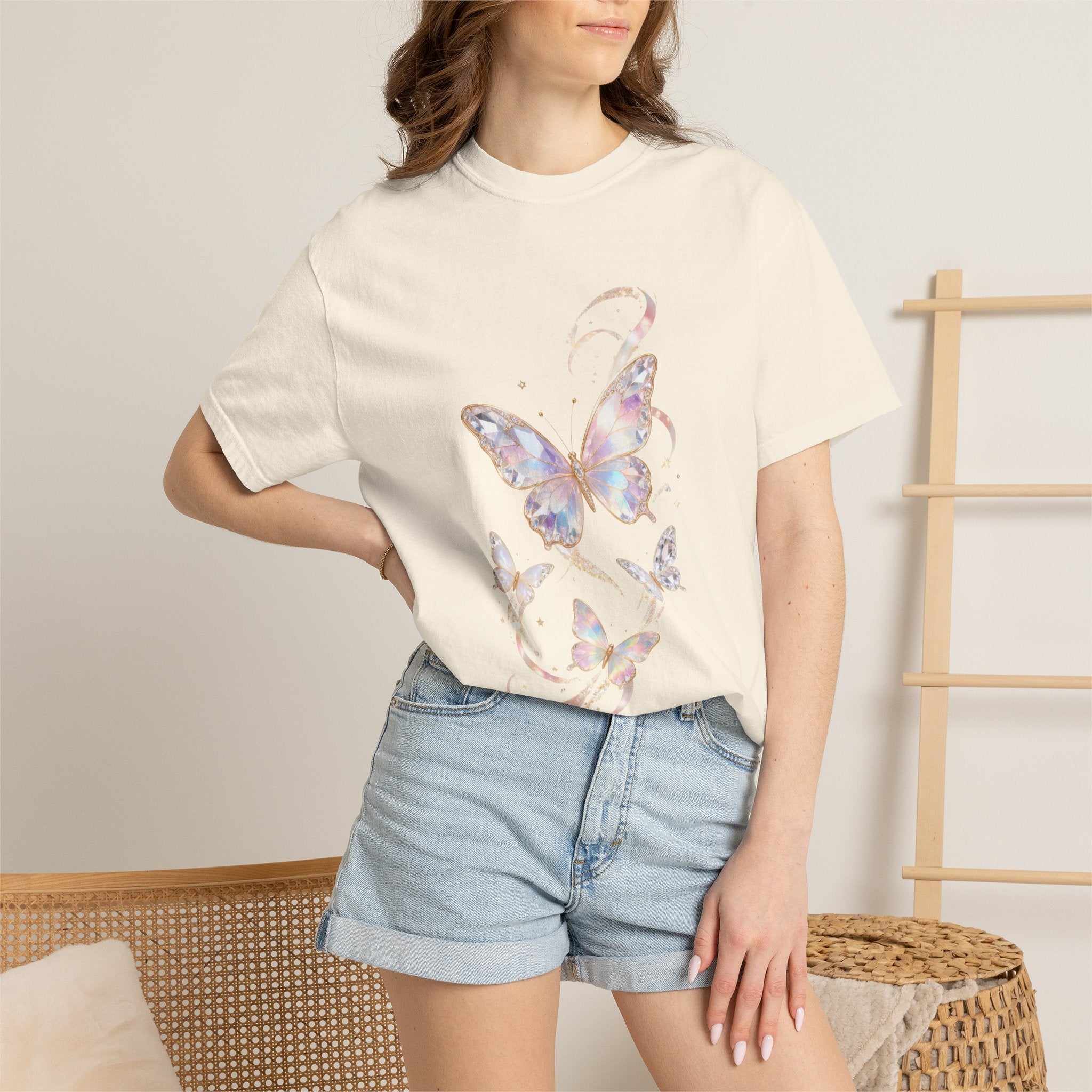 Halo Butterfly Tee - Comfort Colors