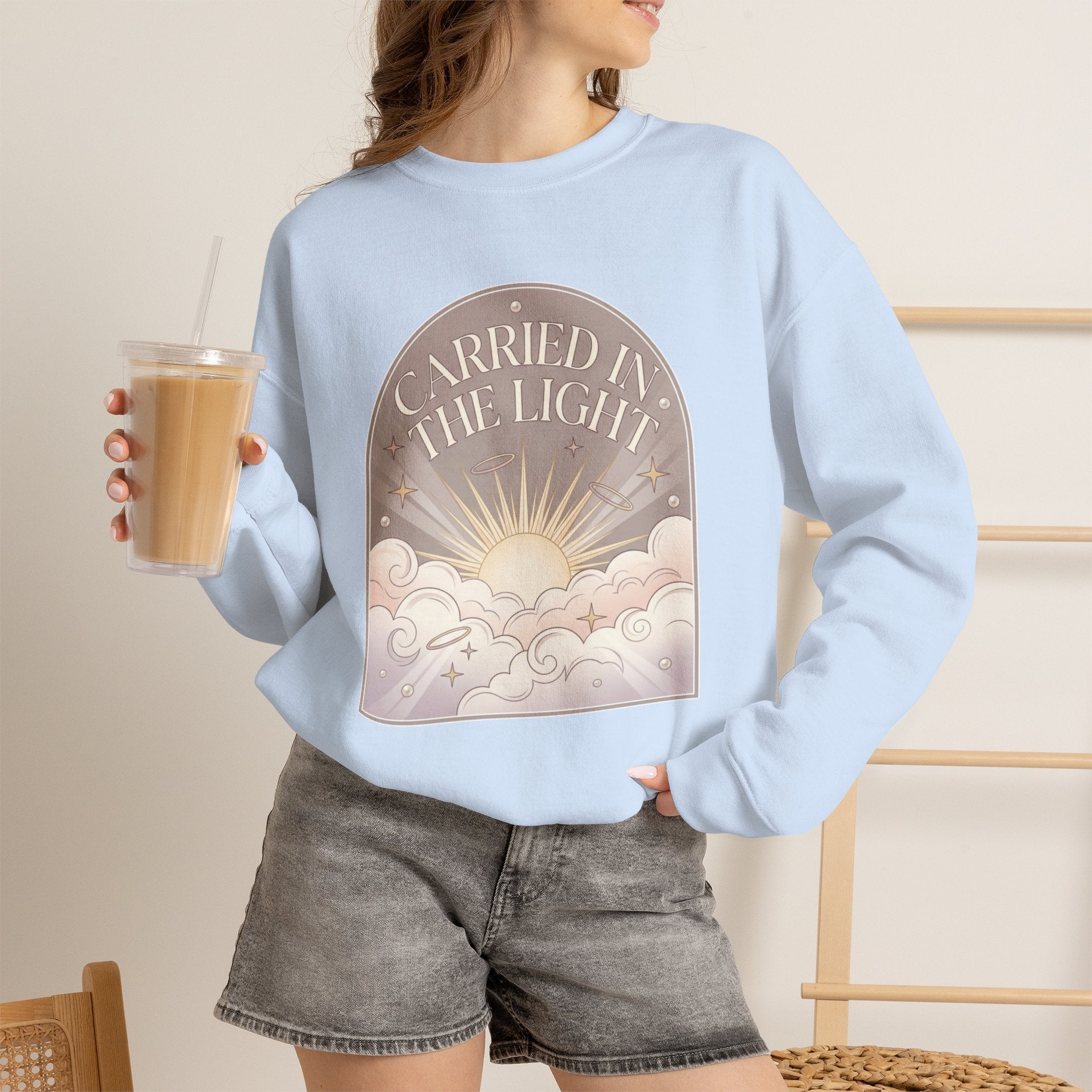 Carried In The Light Sweatshirt - Gildan