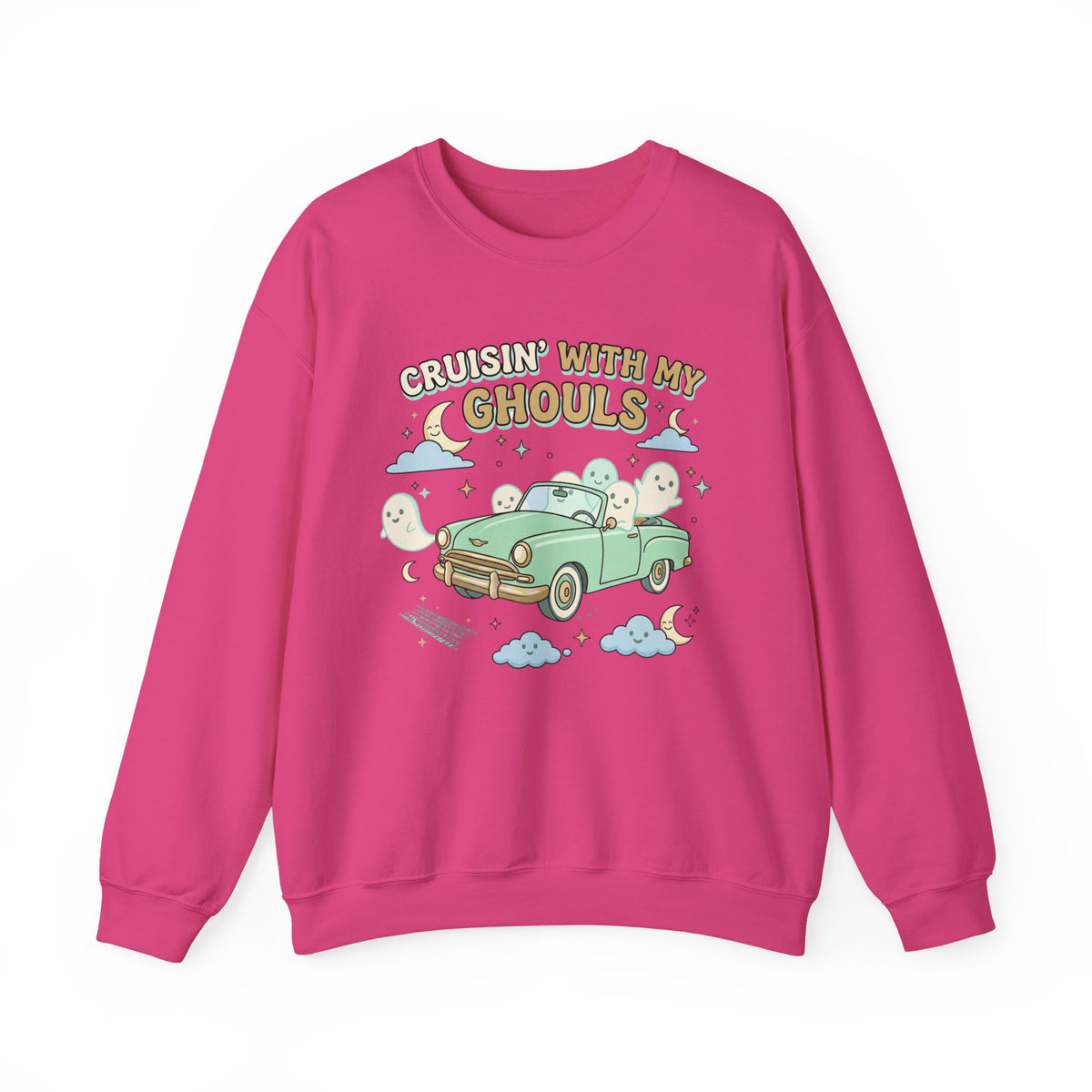 Cruisin' With My Ghouls Sweatshirt - Gildan