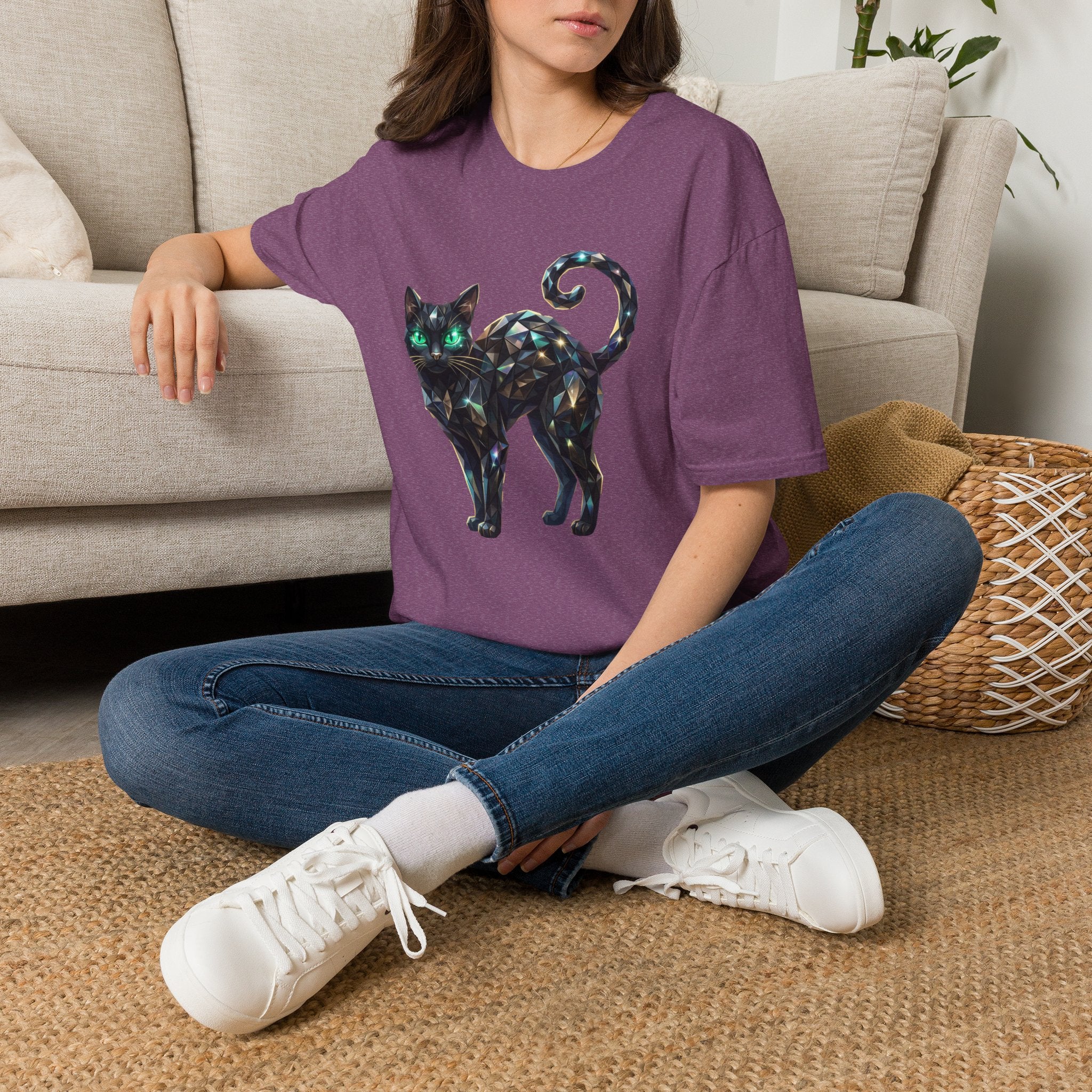 The Jeweled Cat Tee - Gildan