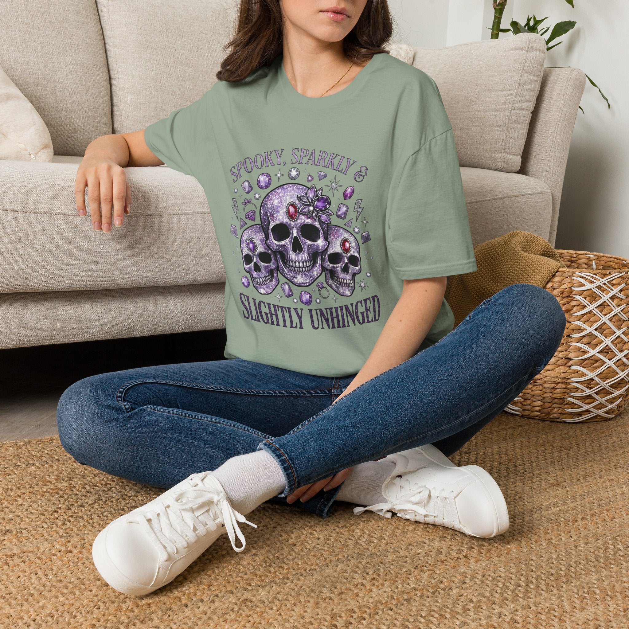 Spooky and Sparkly Tee - Gildan
