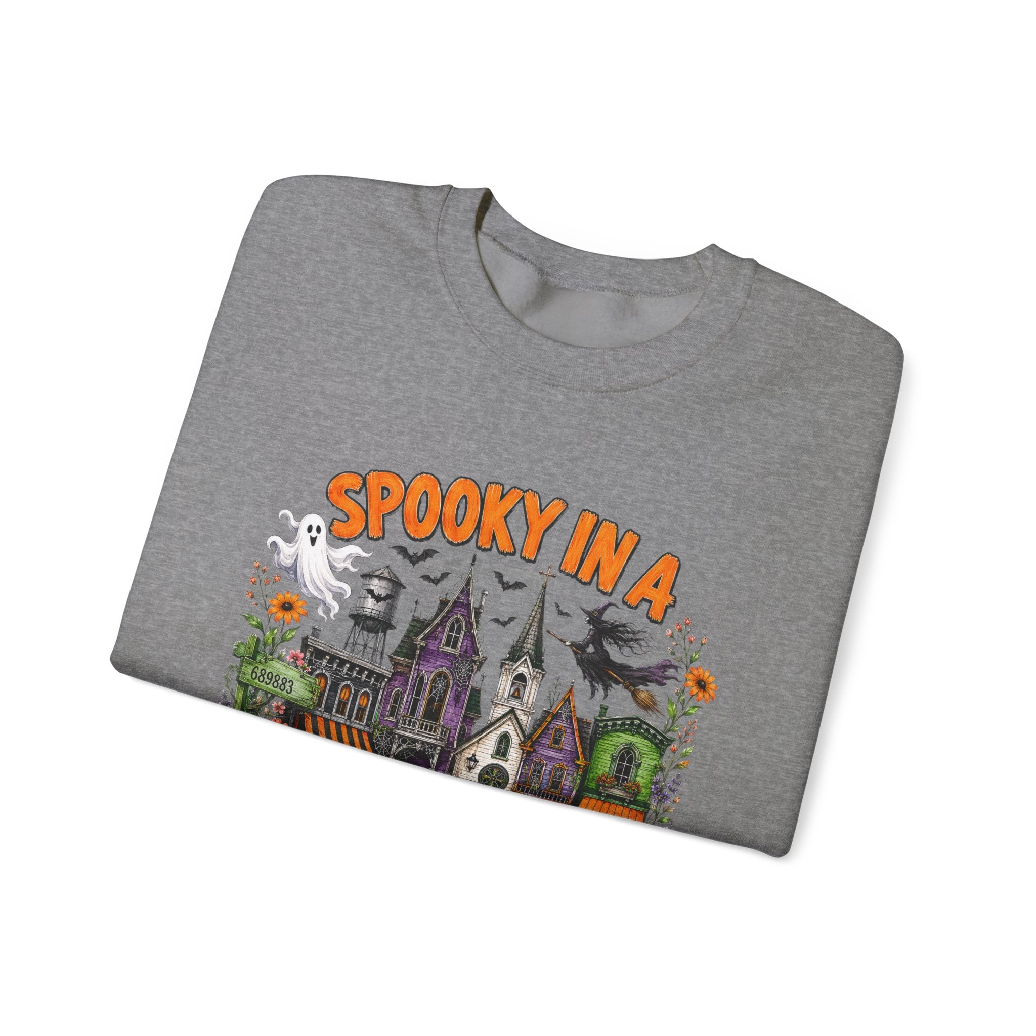 Spooky In A Smalltown Sweatshirt - Gildan