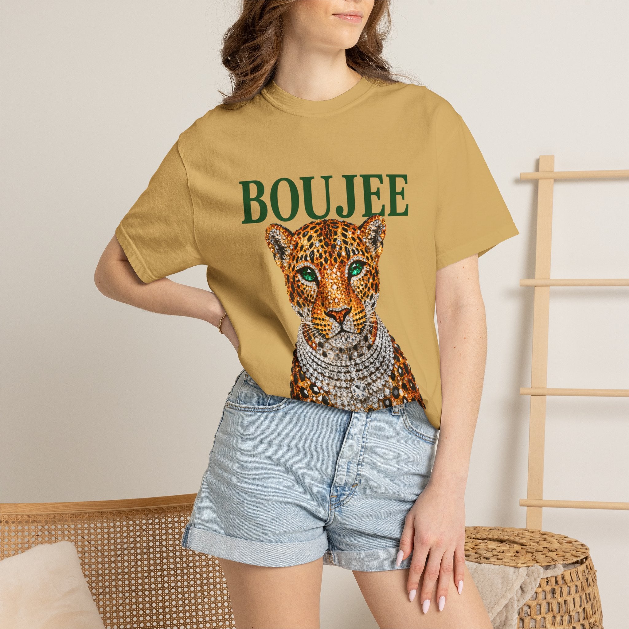 Jeweled Boujee Tee - Comfort Colors