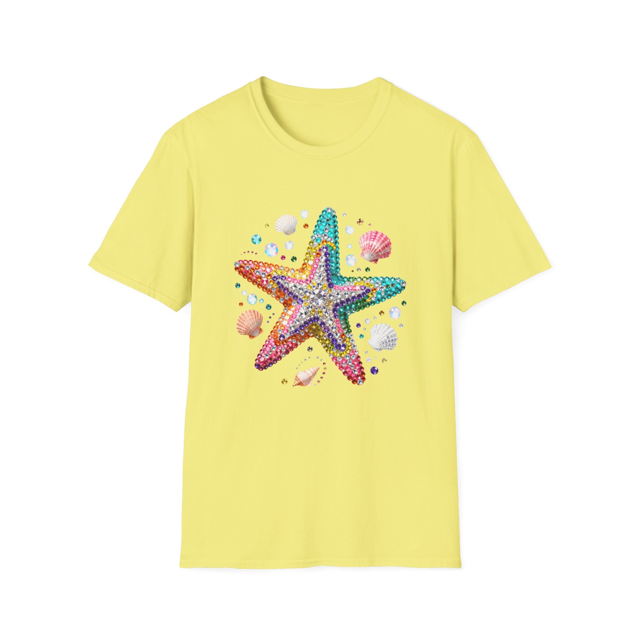 Jeweled Starfish Tee - Gildan