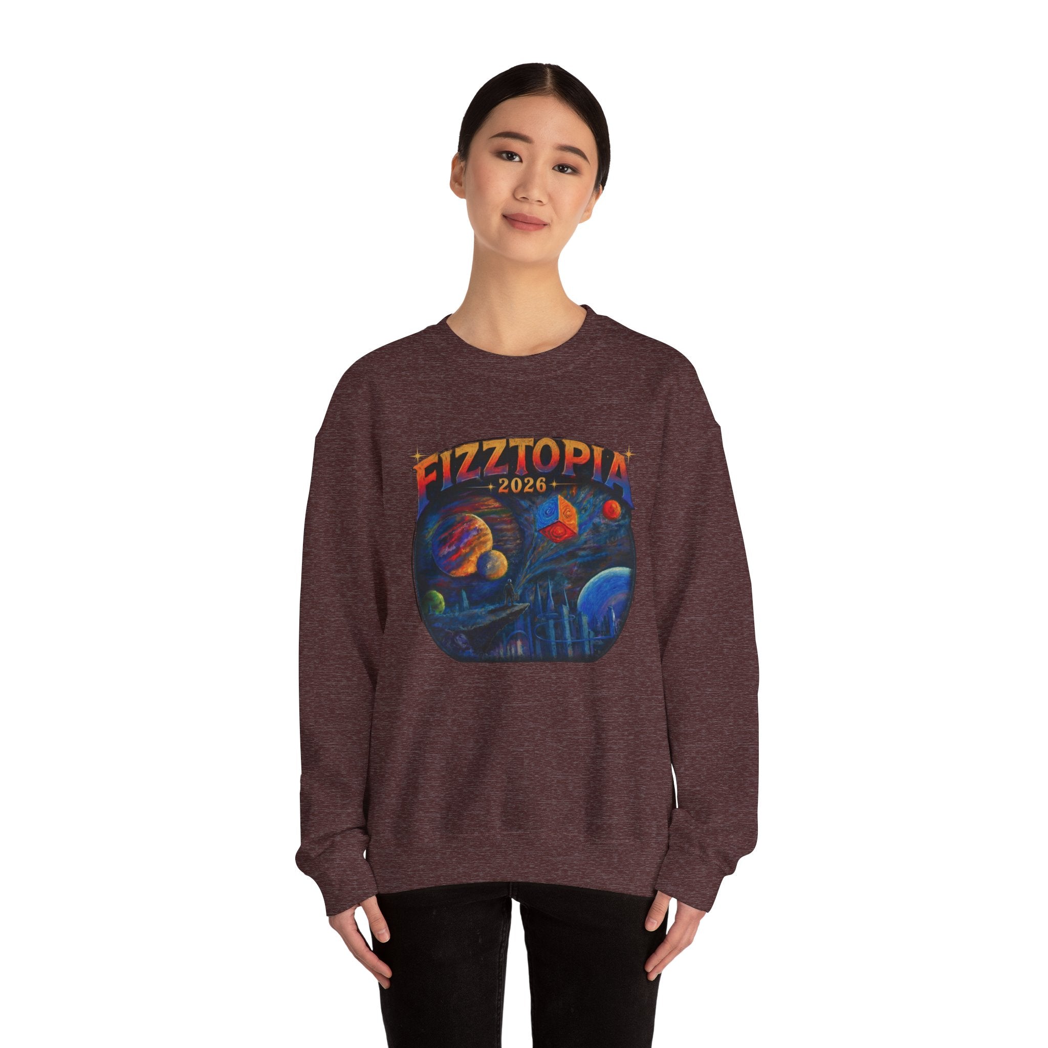 Daddy Ring Bomb's Fizztopia Galaxy Sweatshirt - Gildan