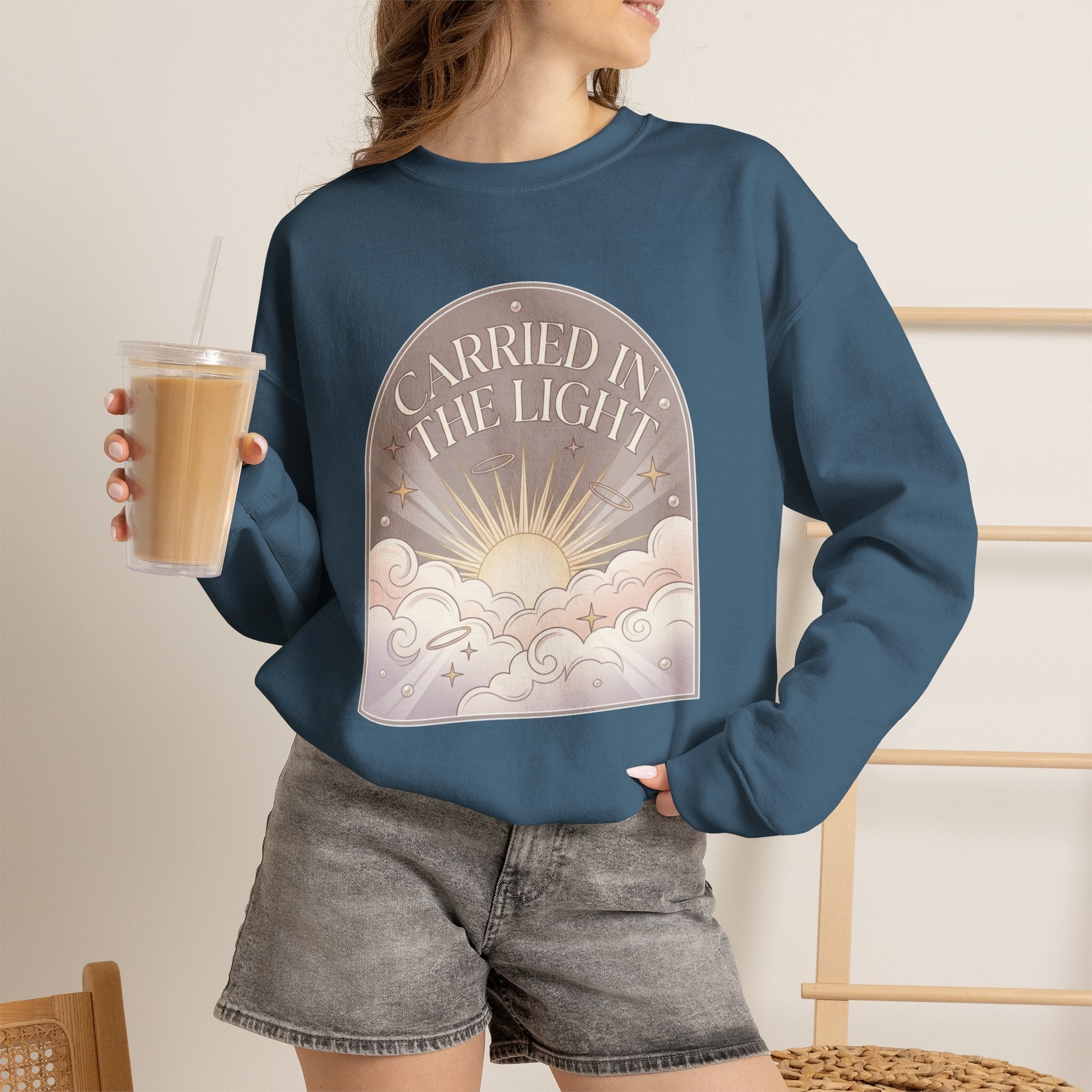 Carried In The Light Sweatshirt - Gildan