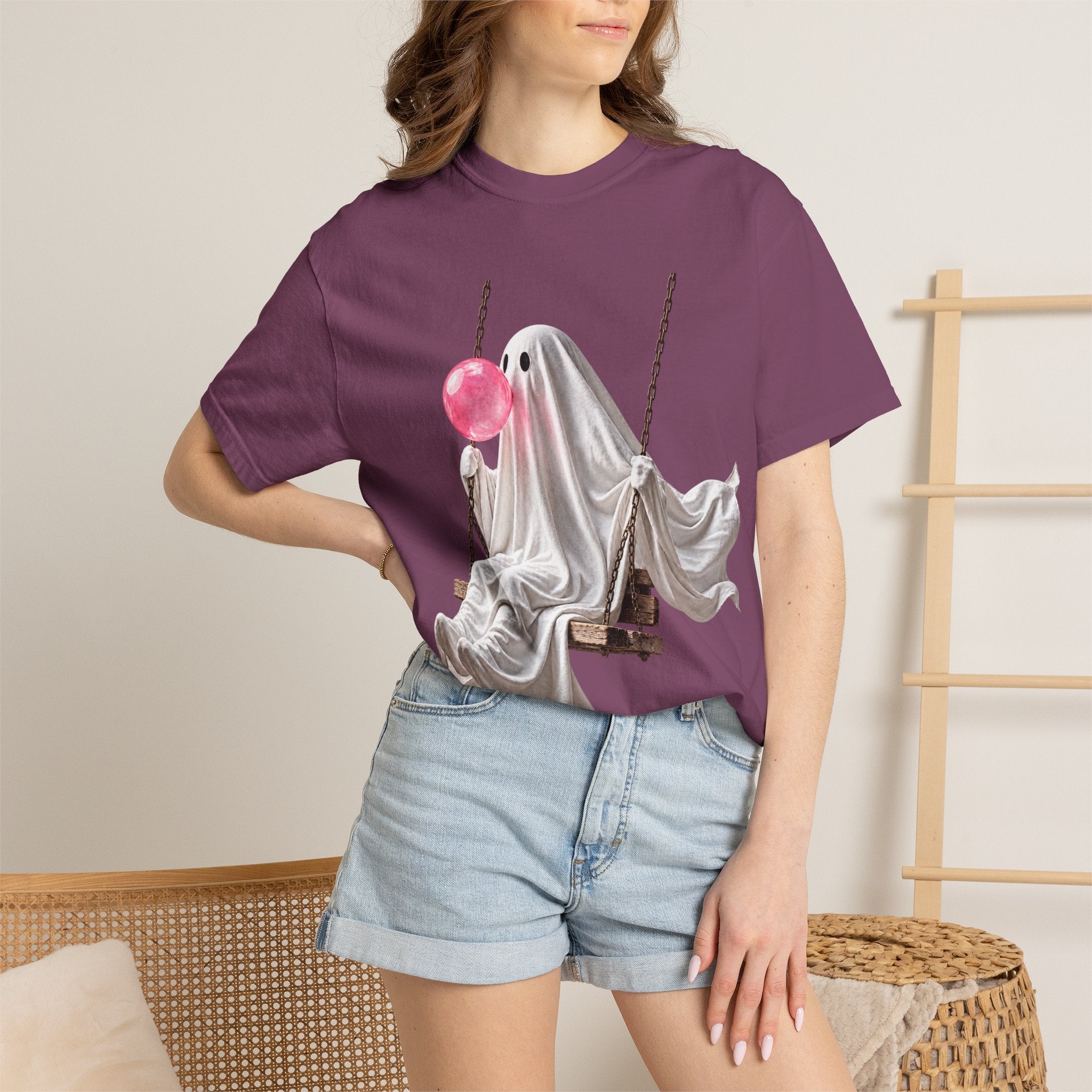 Bubblegum Ghost Tee - Comfort Colors