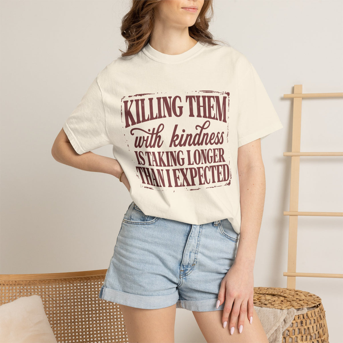 Killing Them With Kindness Tee - Comfort Colors