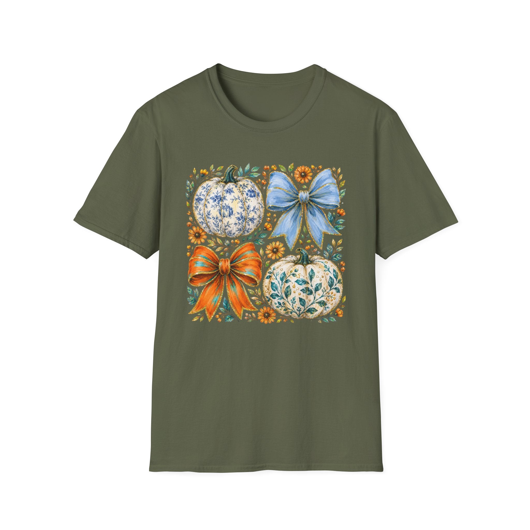 Pumpkin Bows Tee - Gildan