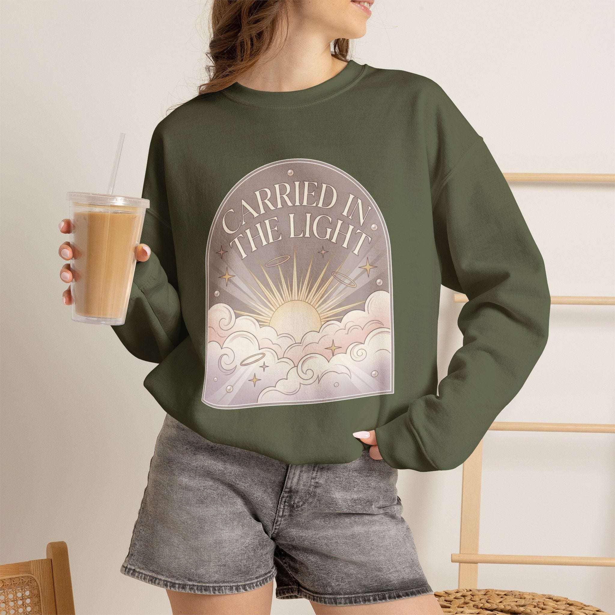 Carried In The Light Sweatshirt - Gildan