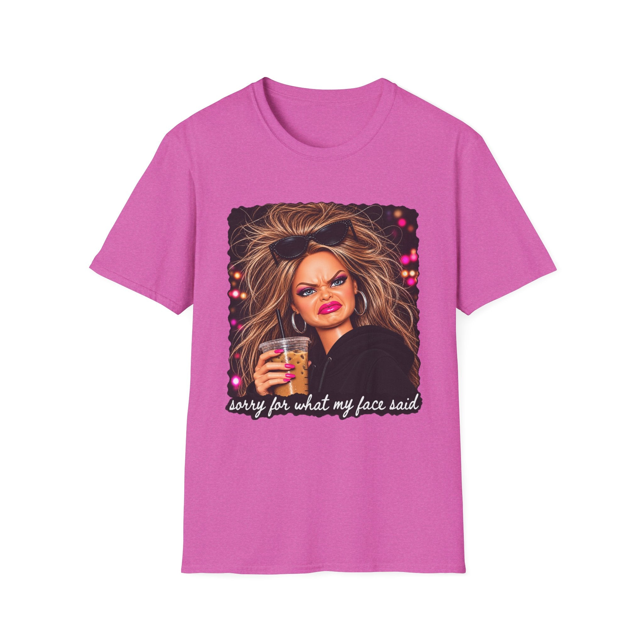 Sorry For What My Face Said Tee - Gildan