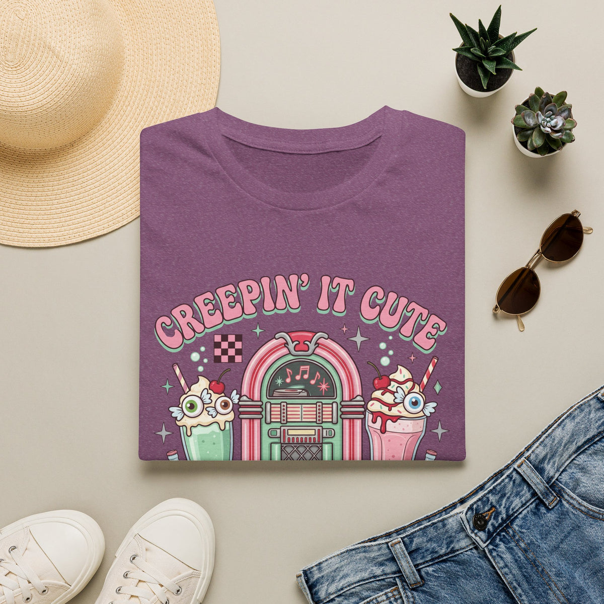 Creepin' It Cute Tee - Gildan
