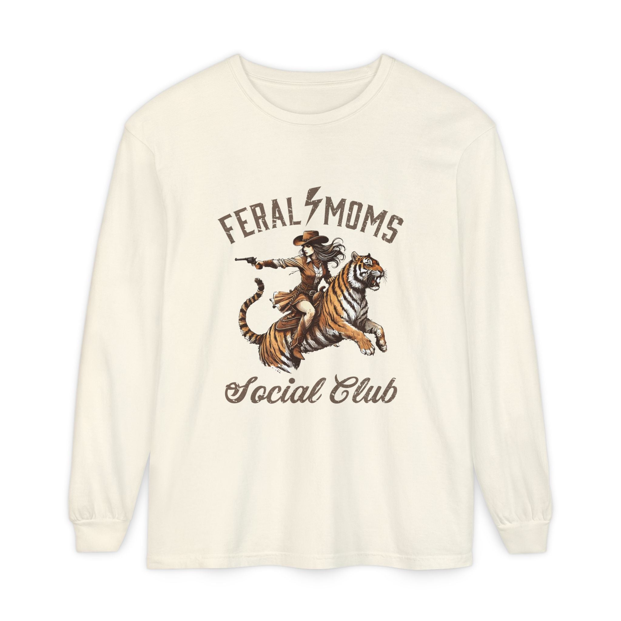 Feral Moms Social Club Long Sleeve Tee
