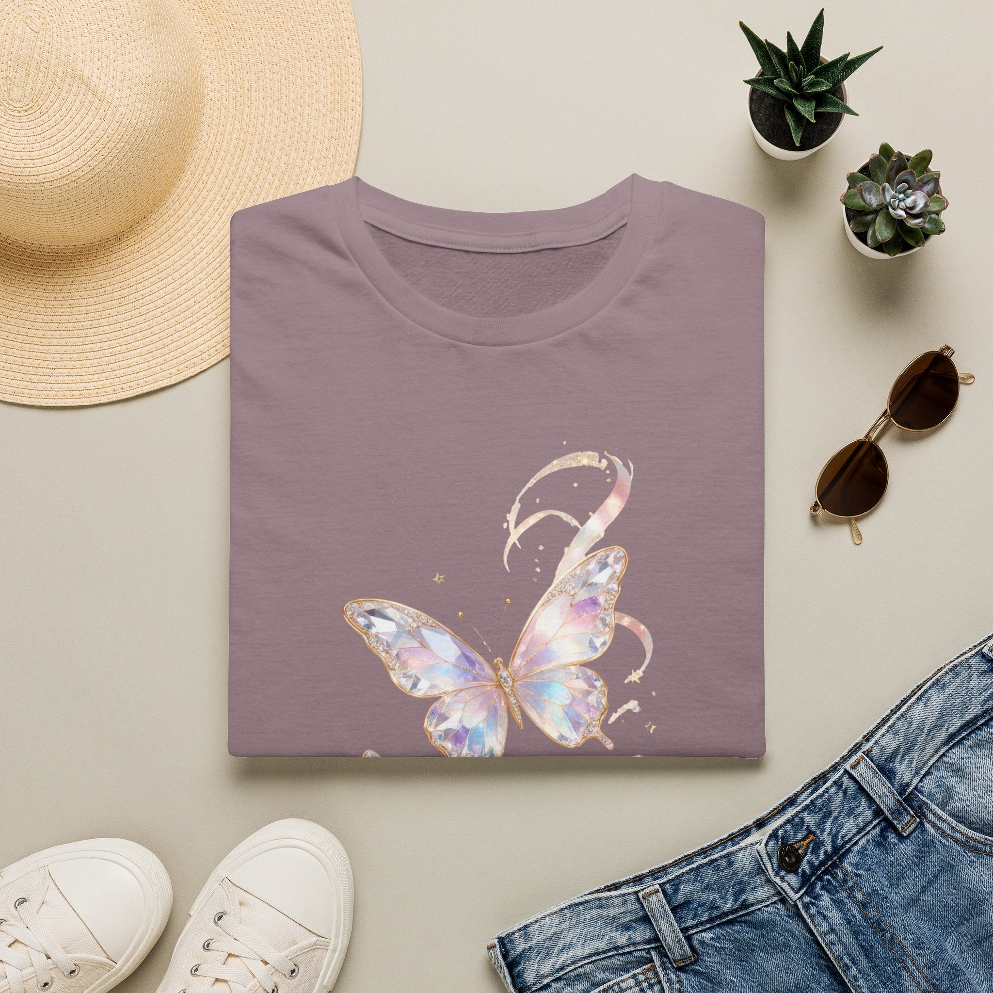 Halo Butterfly Tee - Gildan