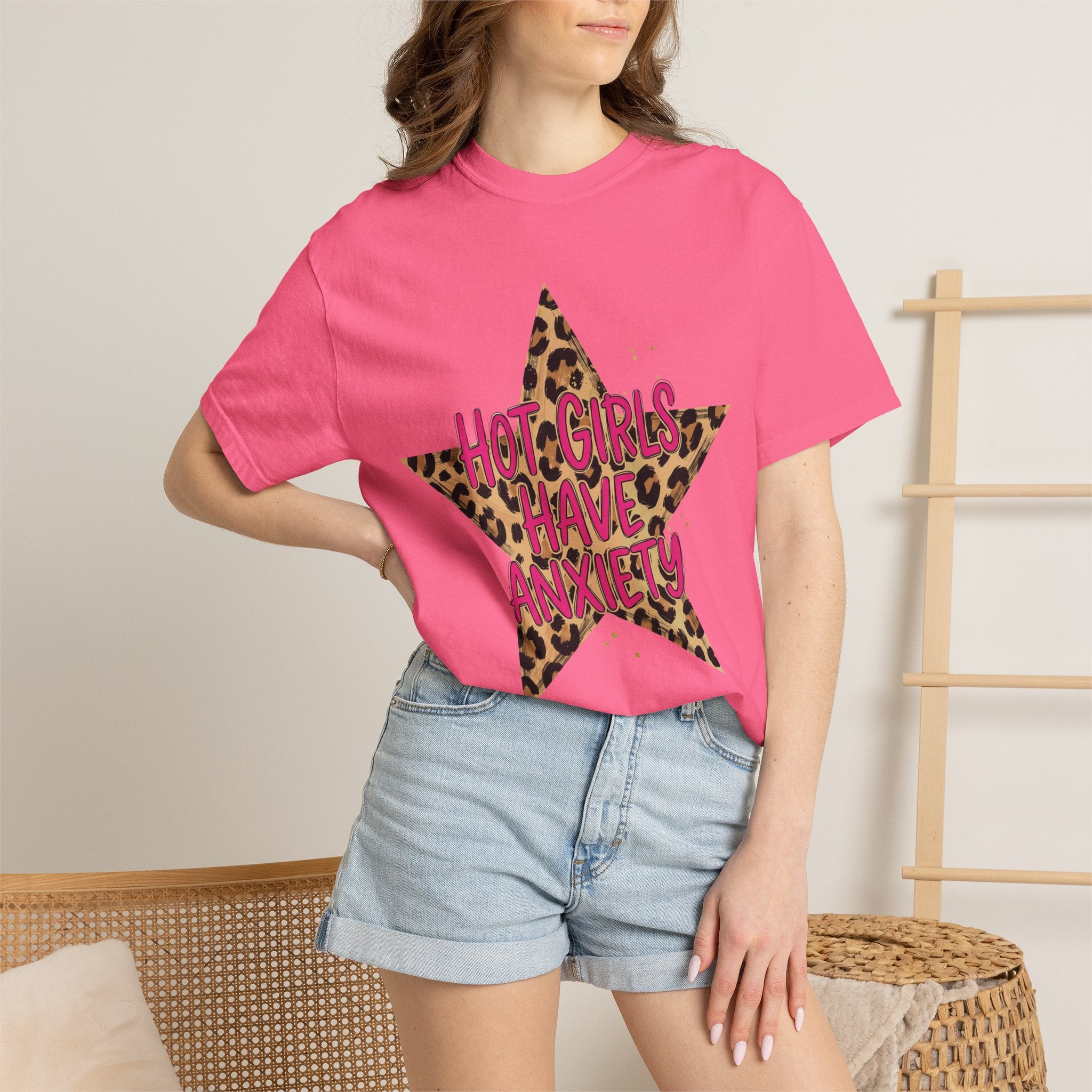 Hot Girls Have Anxiety Tee - Comfort Colors