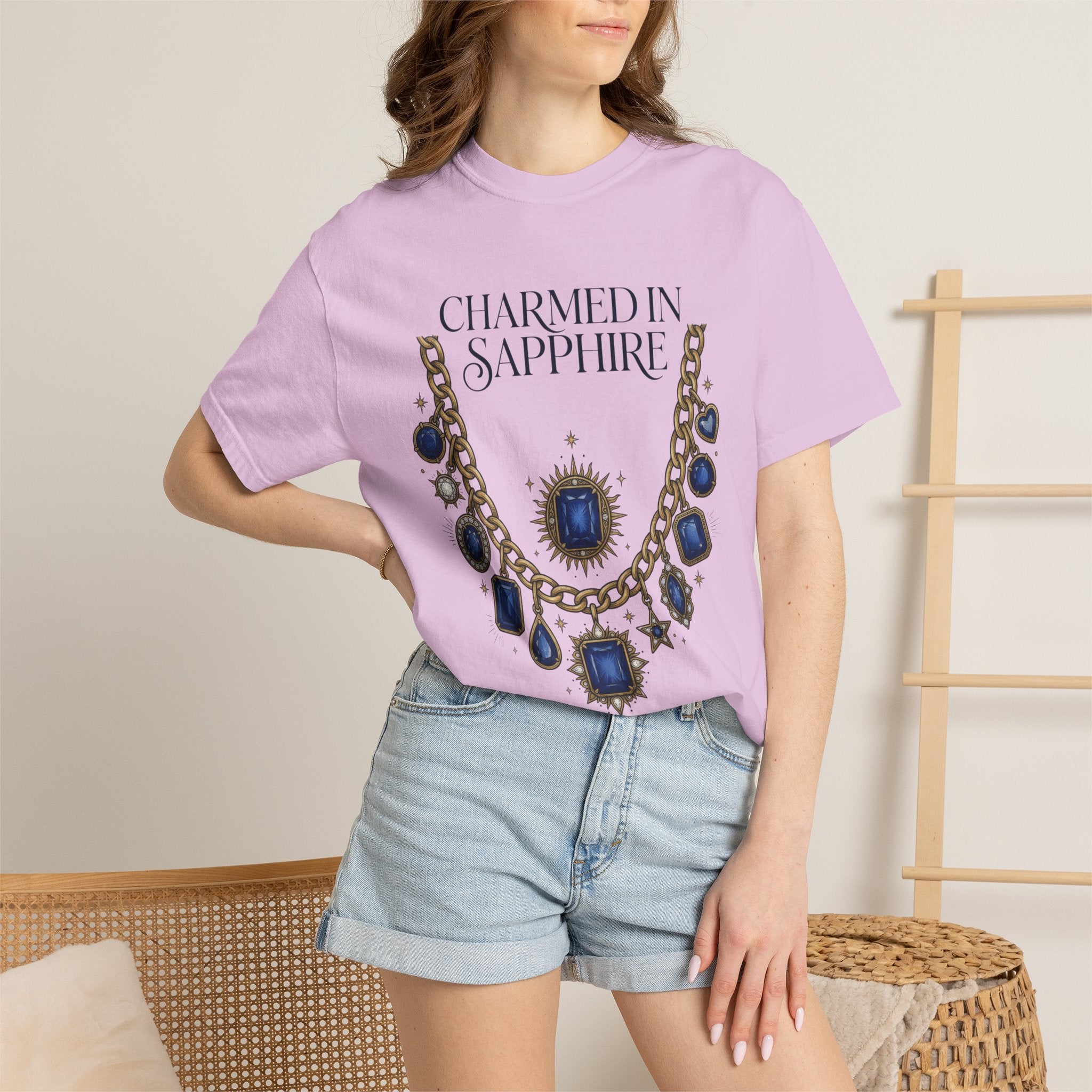 Charmed in Sapphire Tee - Comfort Colors