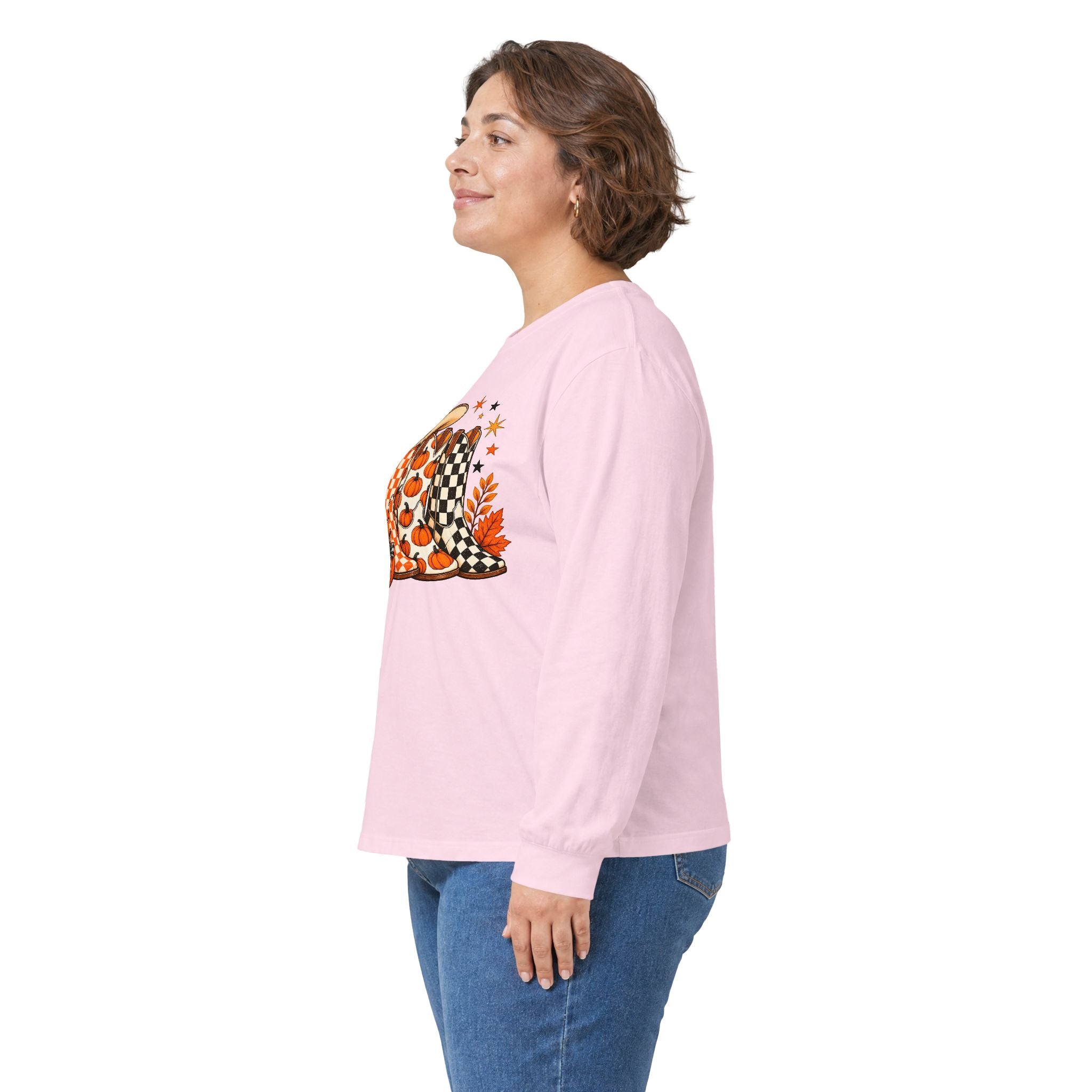 Halloween Boots Long Sleeve - Gildan