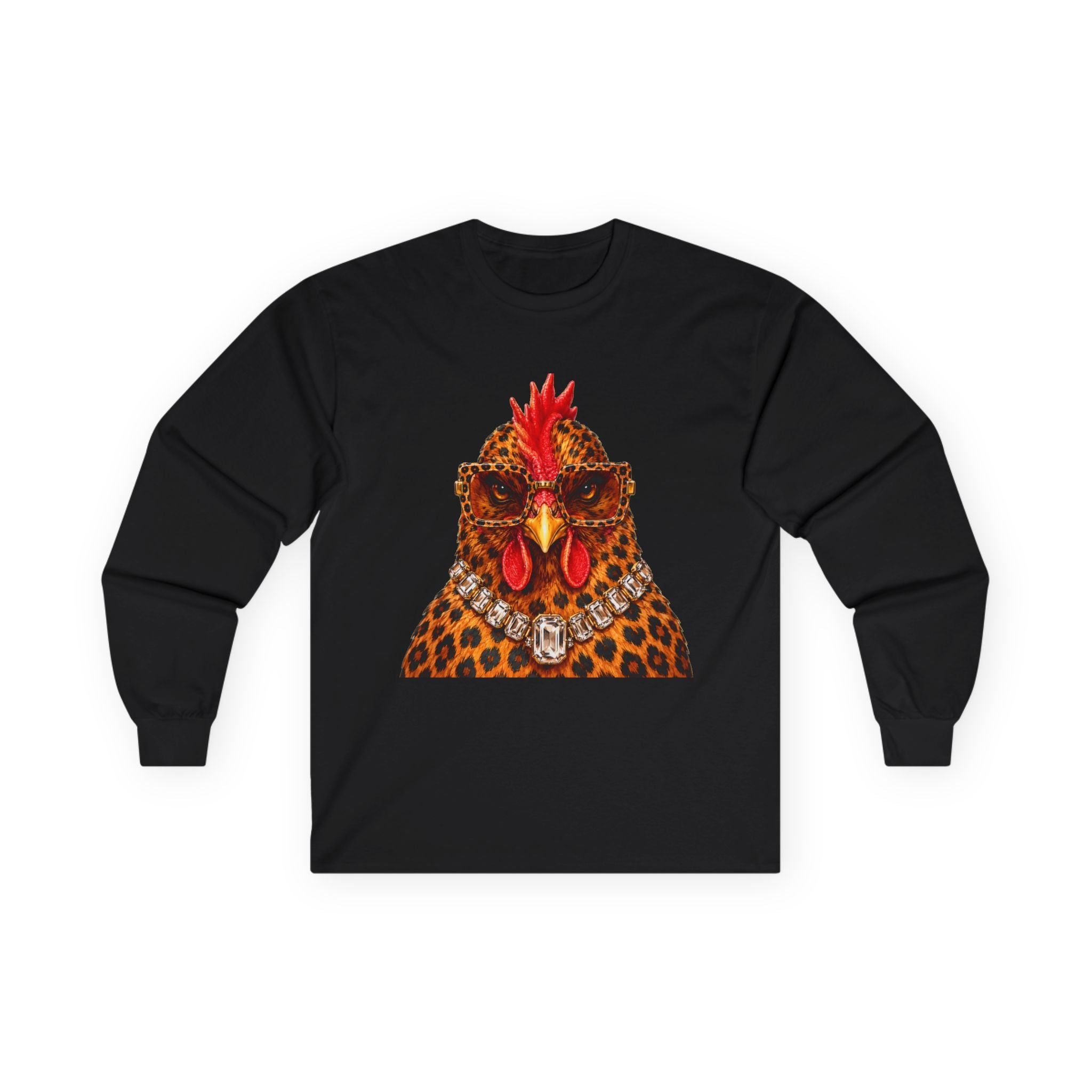 The Sassy Chicken Long Sleeve Tee - Gildan