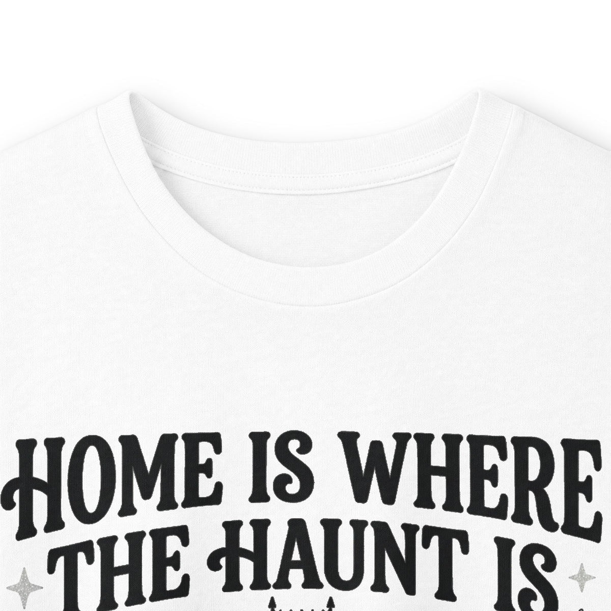 Home Is Where The Haunt Is Long Sleeve Tee - Gildan