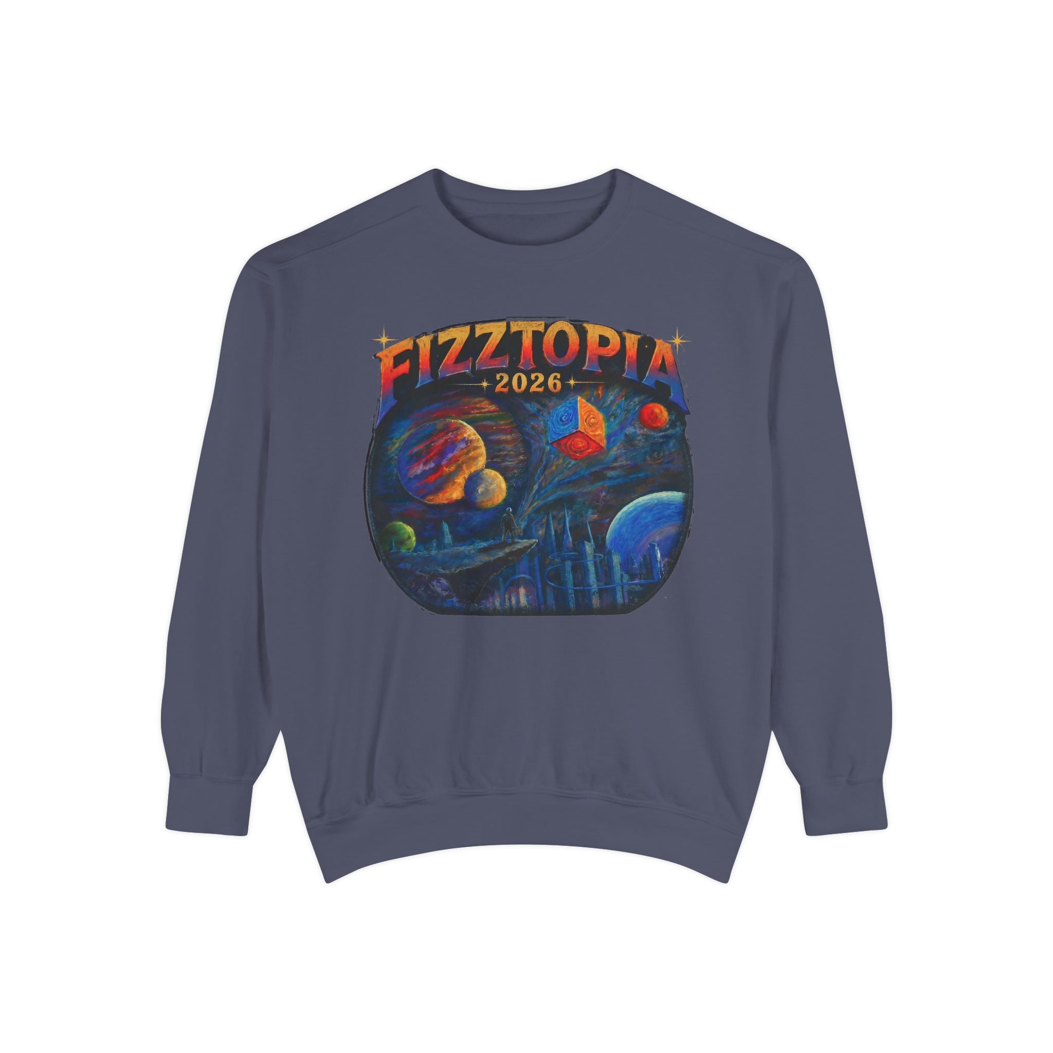 Daddy Ring Bomb's Fizztopia Galaxy Sweatshirt - Comfort Colors