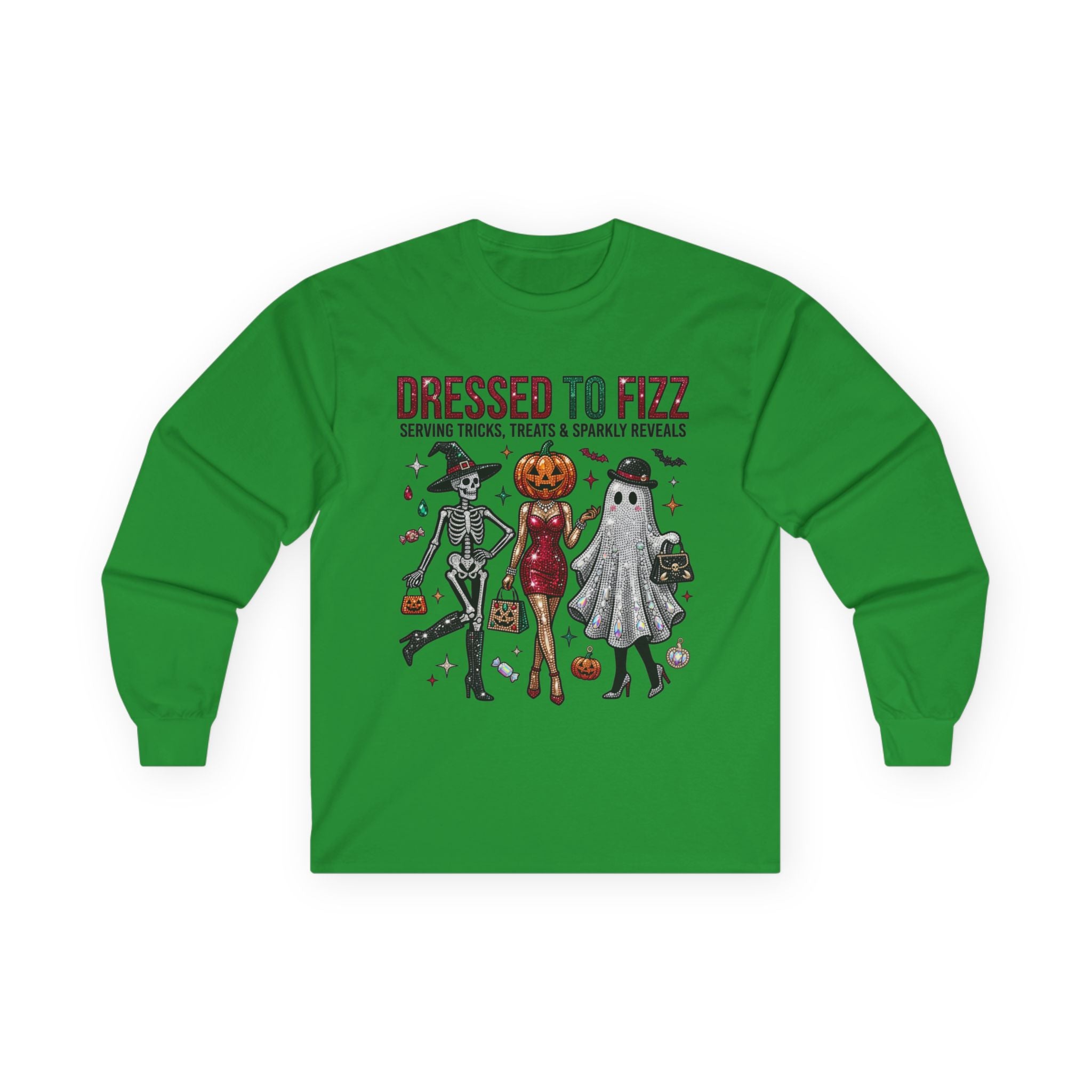 Dressed To Fizz Long Sleeve Tee - Gildan