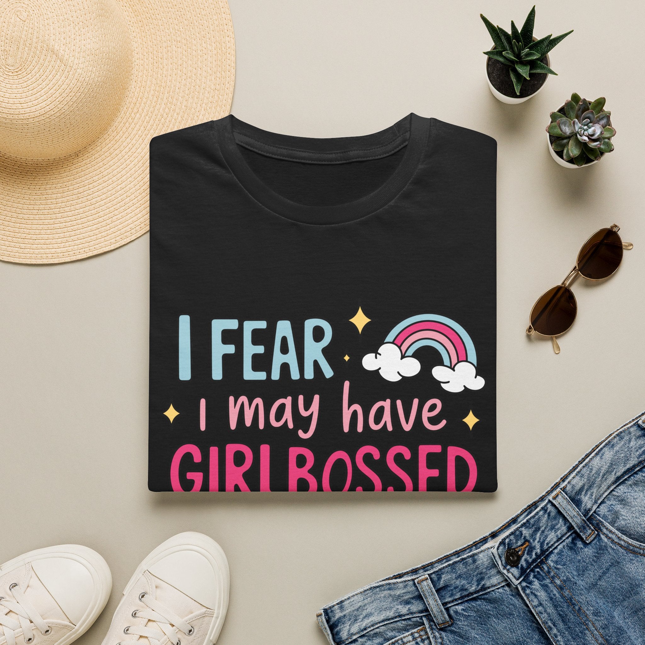 Girlbossed Too Hard Tee- Gildan