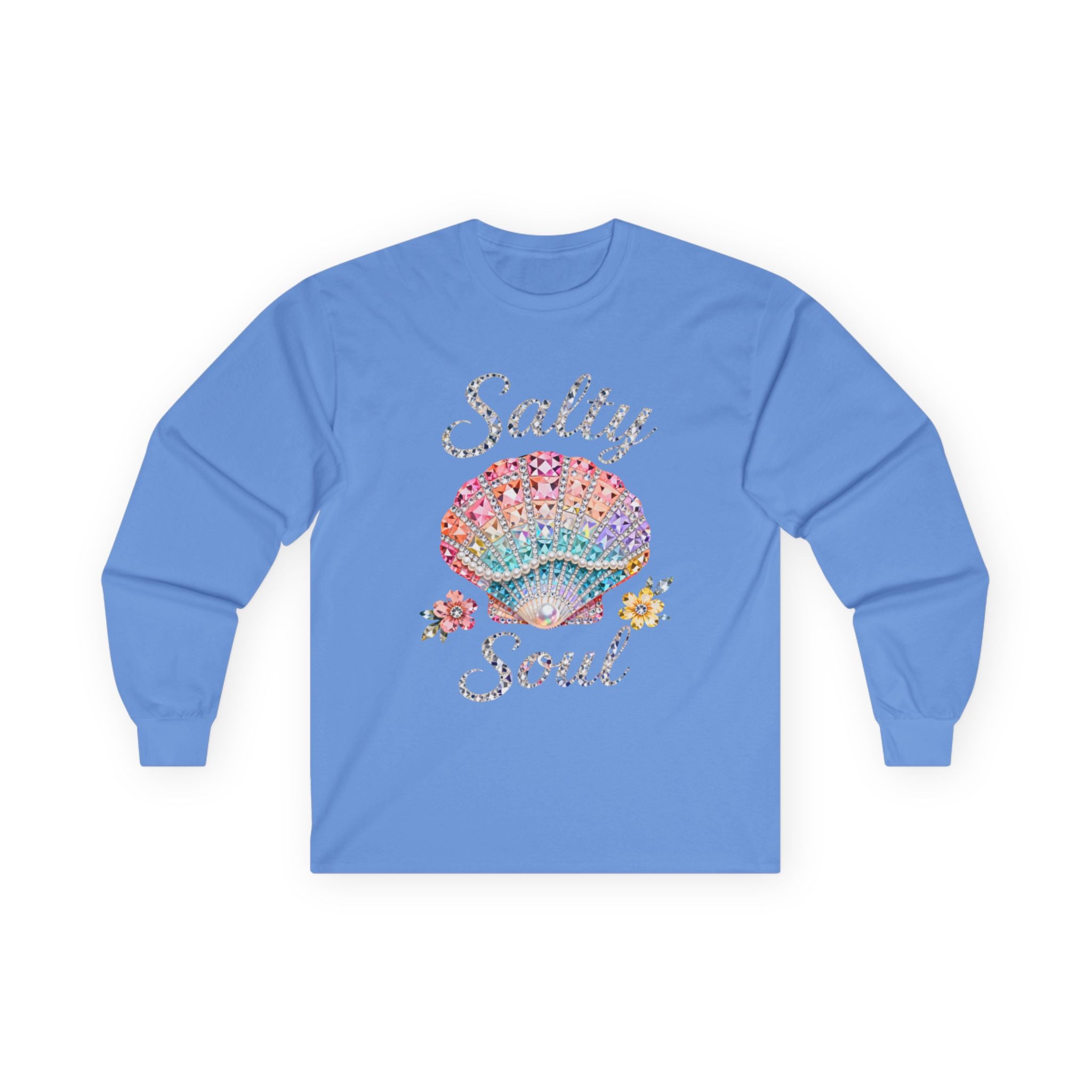 Salty Soul Long Sleeve Tee - Gildan