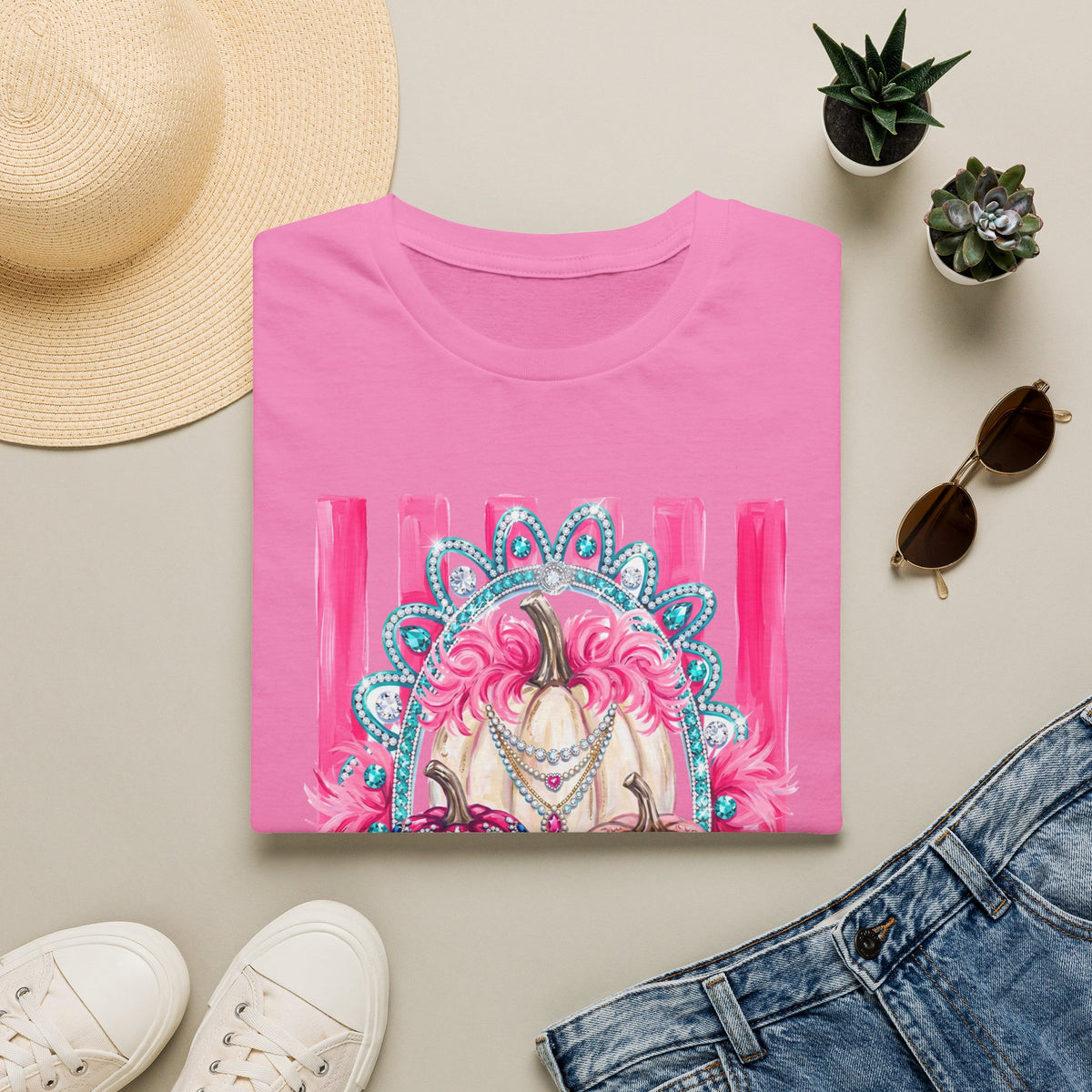 Pink Pumpkins Glam Tee - Gildan