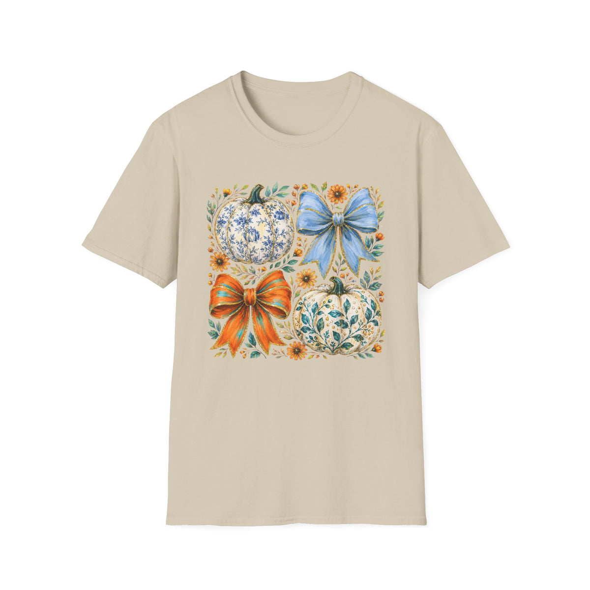 Pumpkin Bows Tee - Gildan