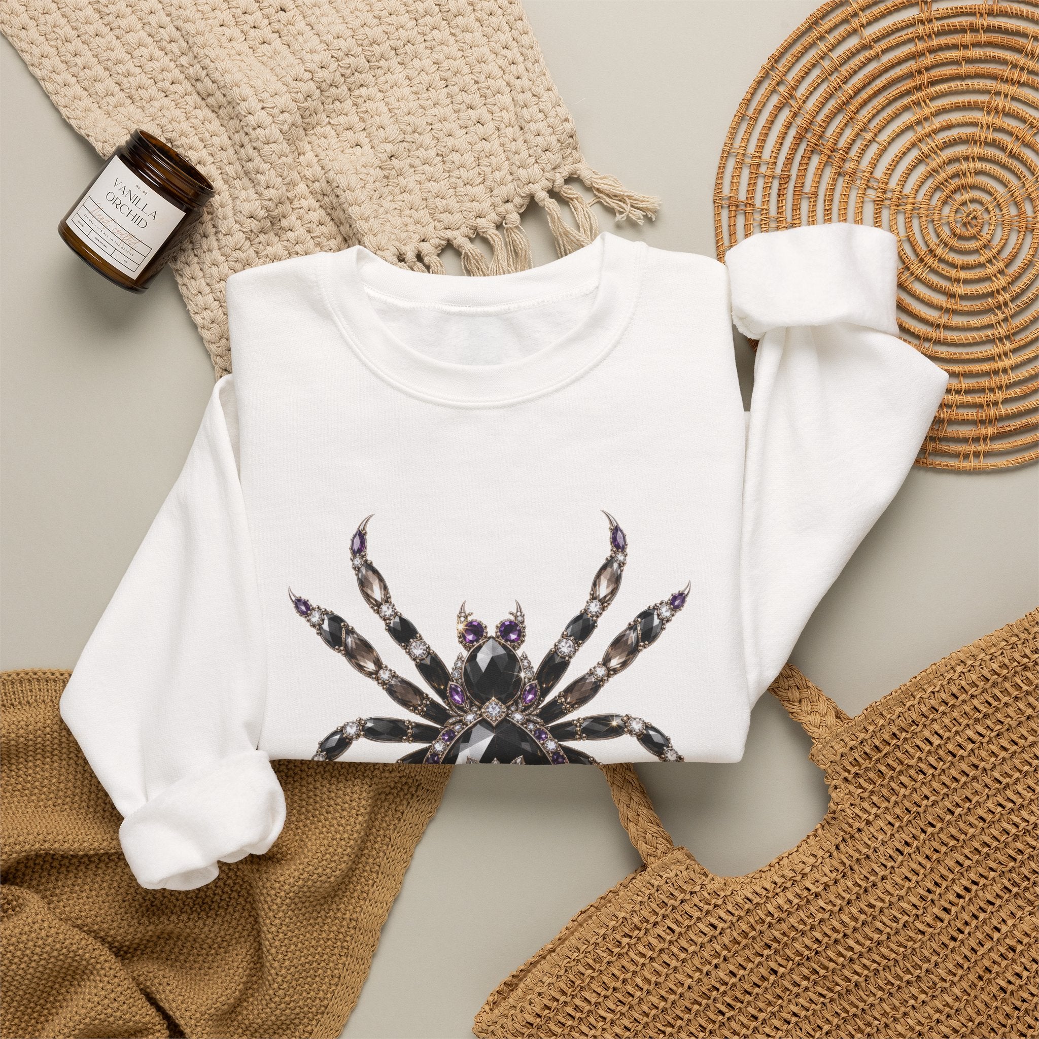 The Jeweled Spider Sweatshirt - Gildan
