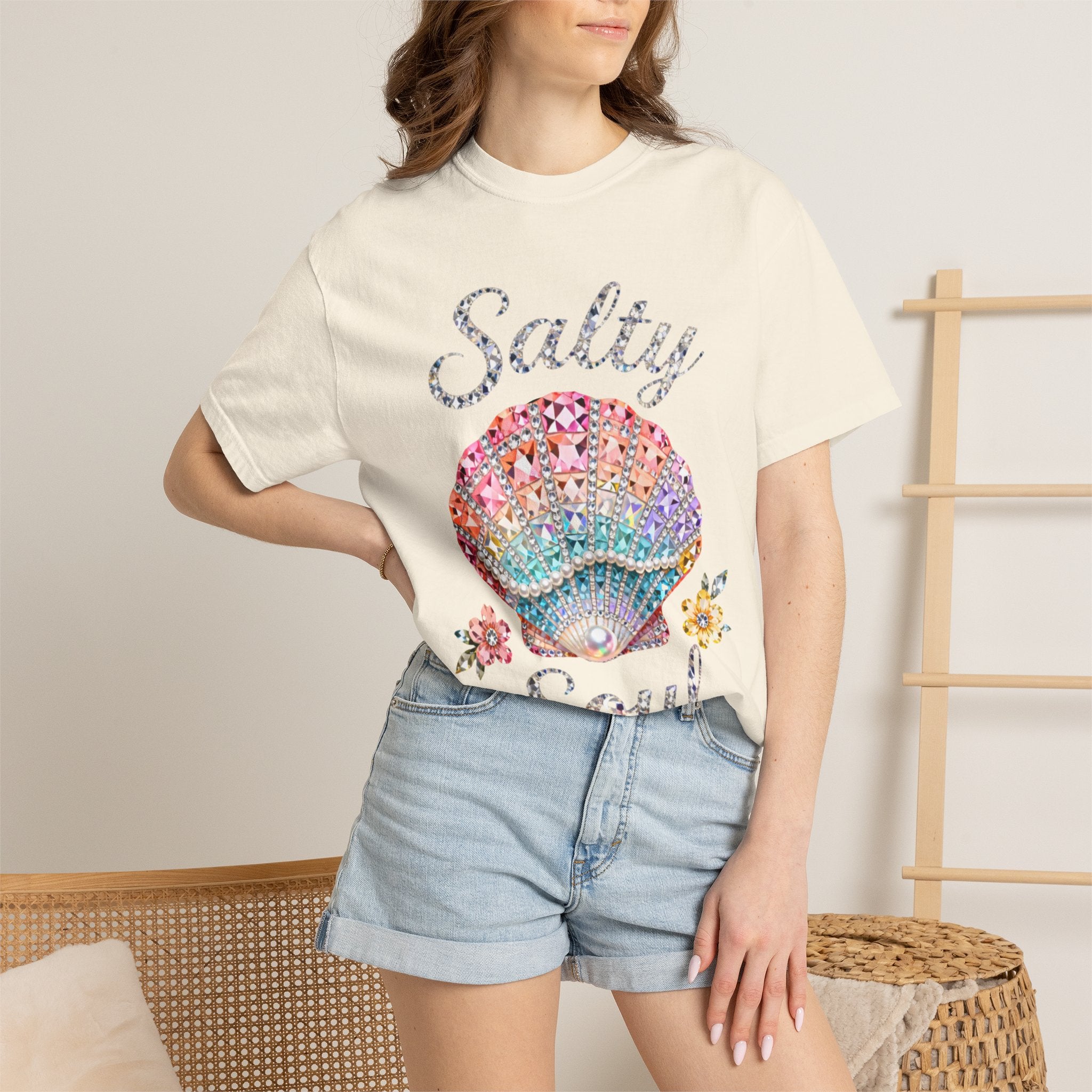 Salty Soul Jewel Tee - Comfort Colors