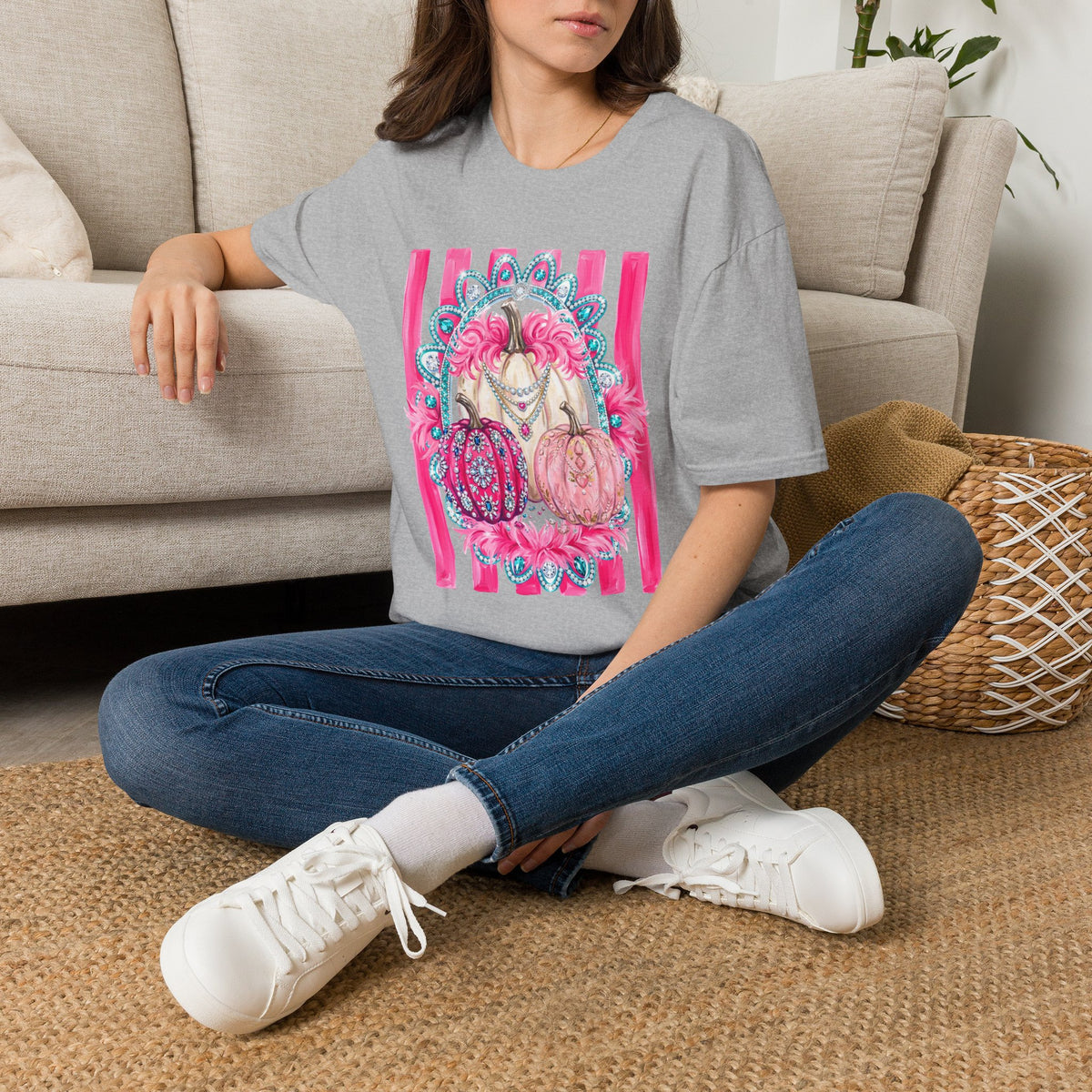 Pink Pumpkins Glam Tee - Gildan