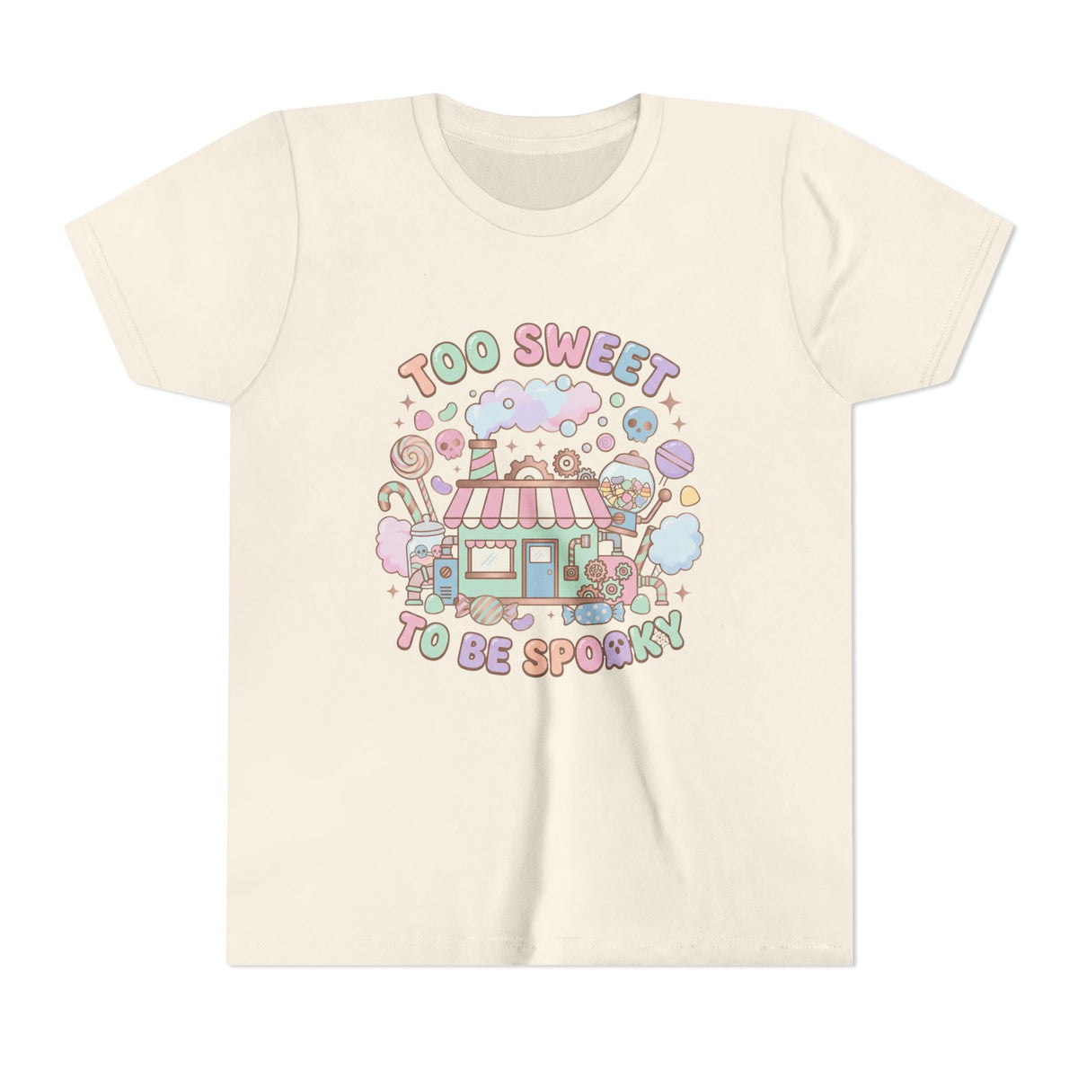 Too Sweet To Be Spooky Big Kid Tee