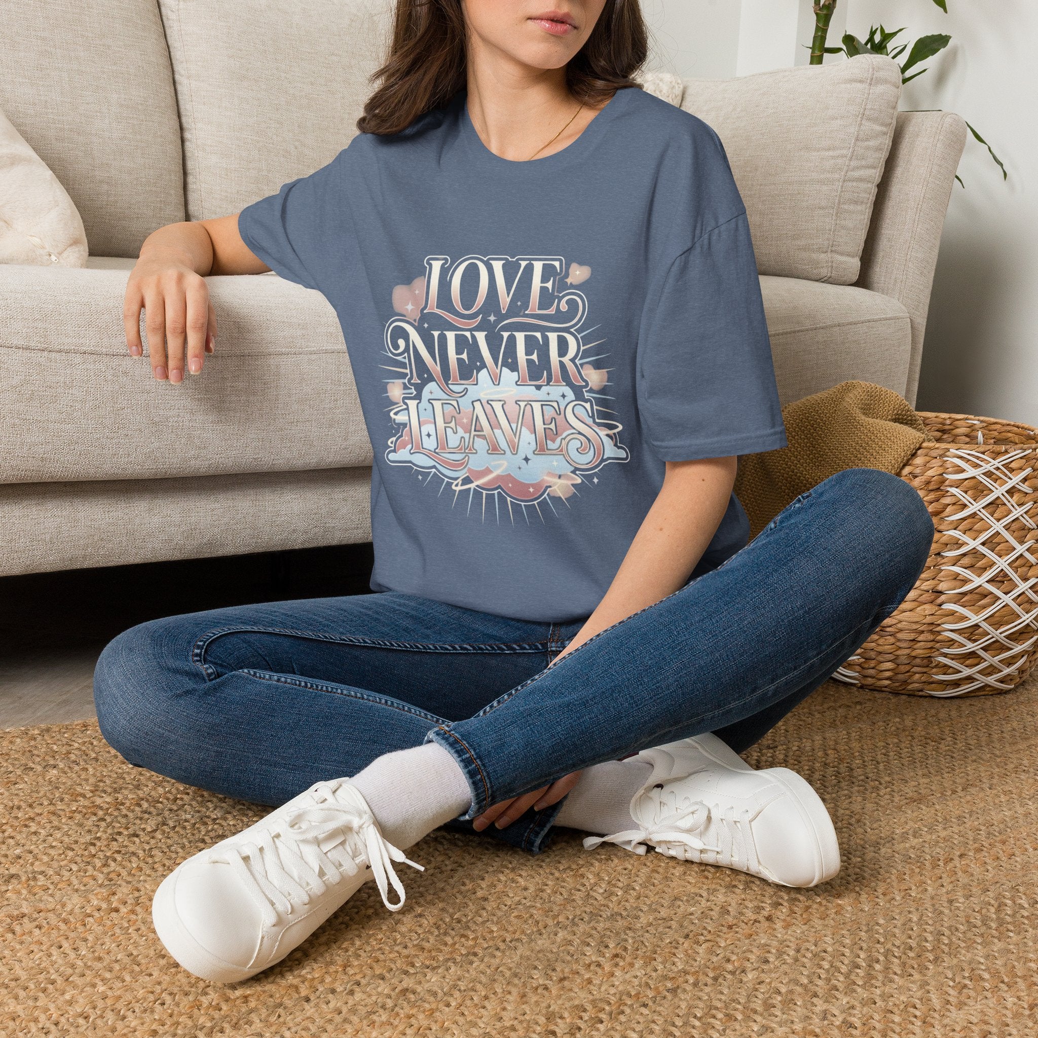 Love Never Leaves Tee - Gildan