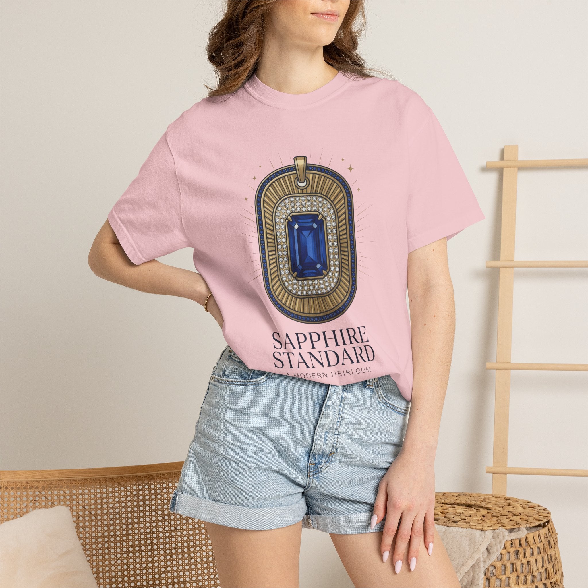 The Sapphire Standard Tee - Comfort Colors