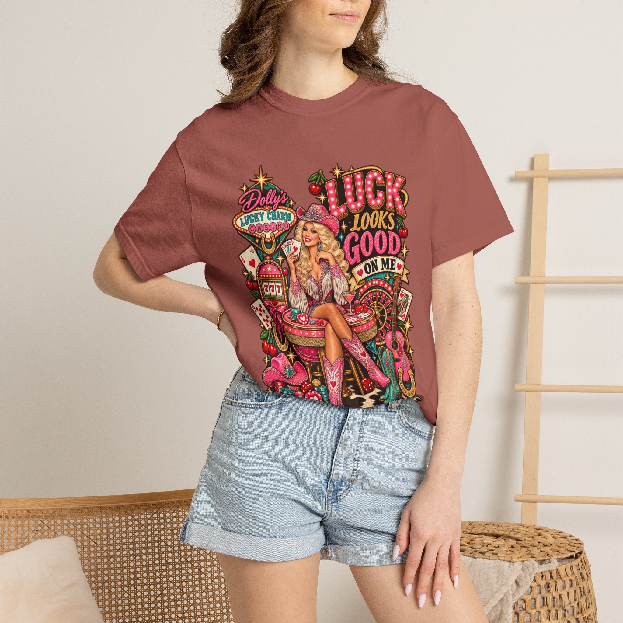 Dolly's Lucky Charm Casino Tee