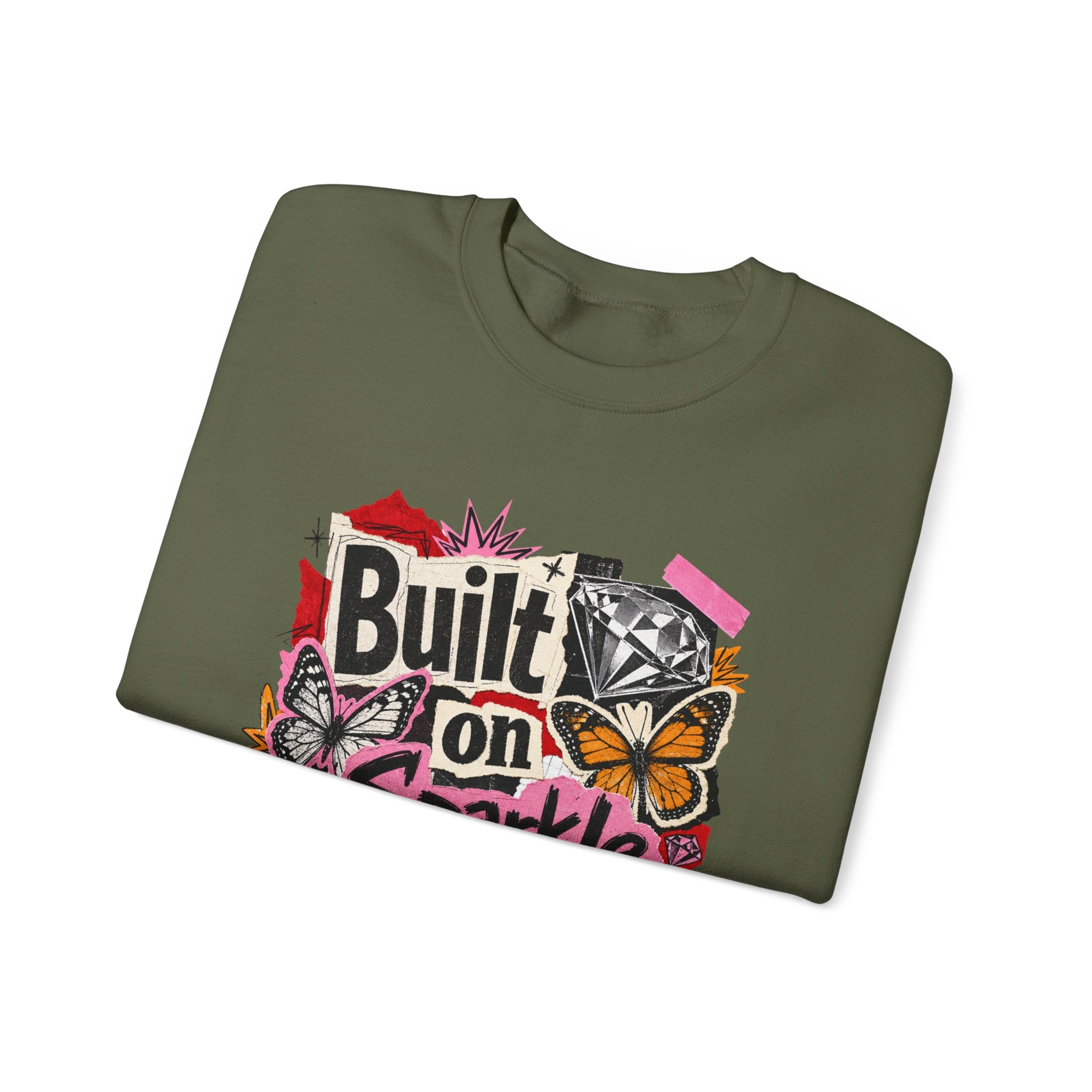 Built on Sparkle Sweatshirt - Gildan