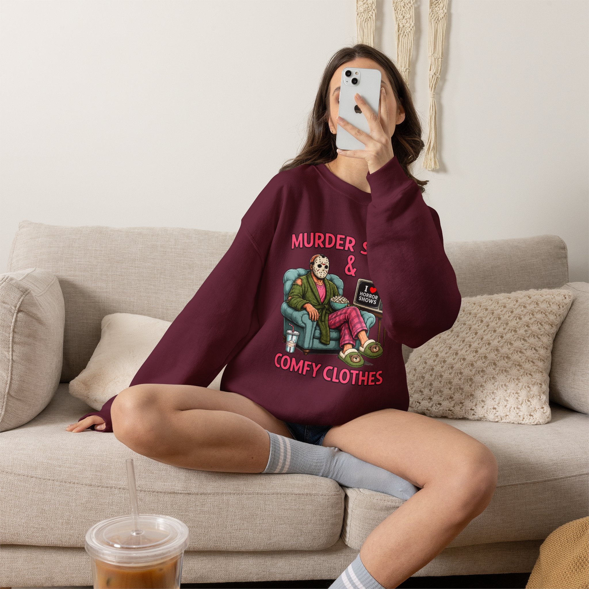 Murder Shows and Comfy Clothes Sweatshirt