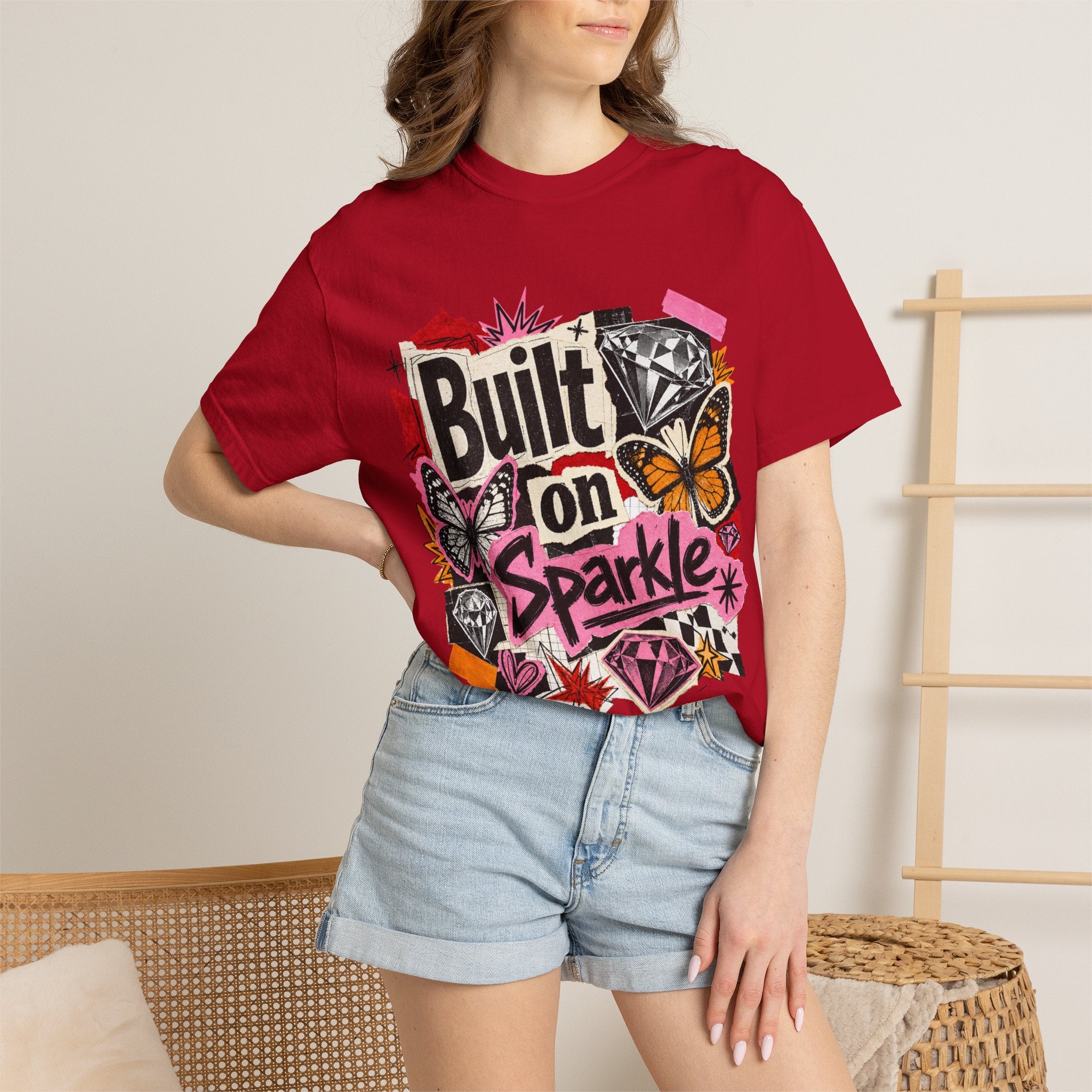 Built on Sparkle Tee - Comfort Colors