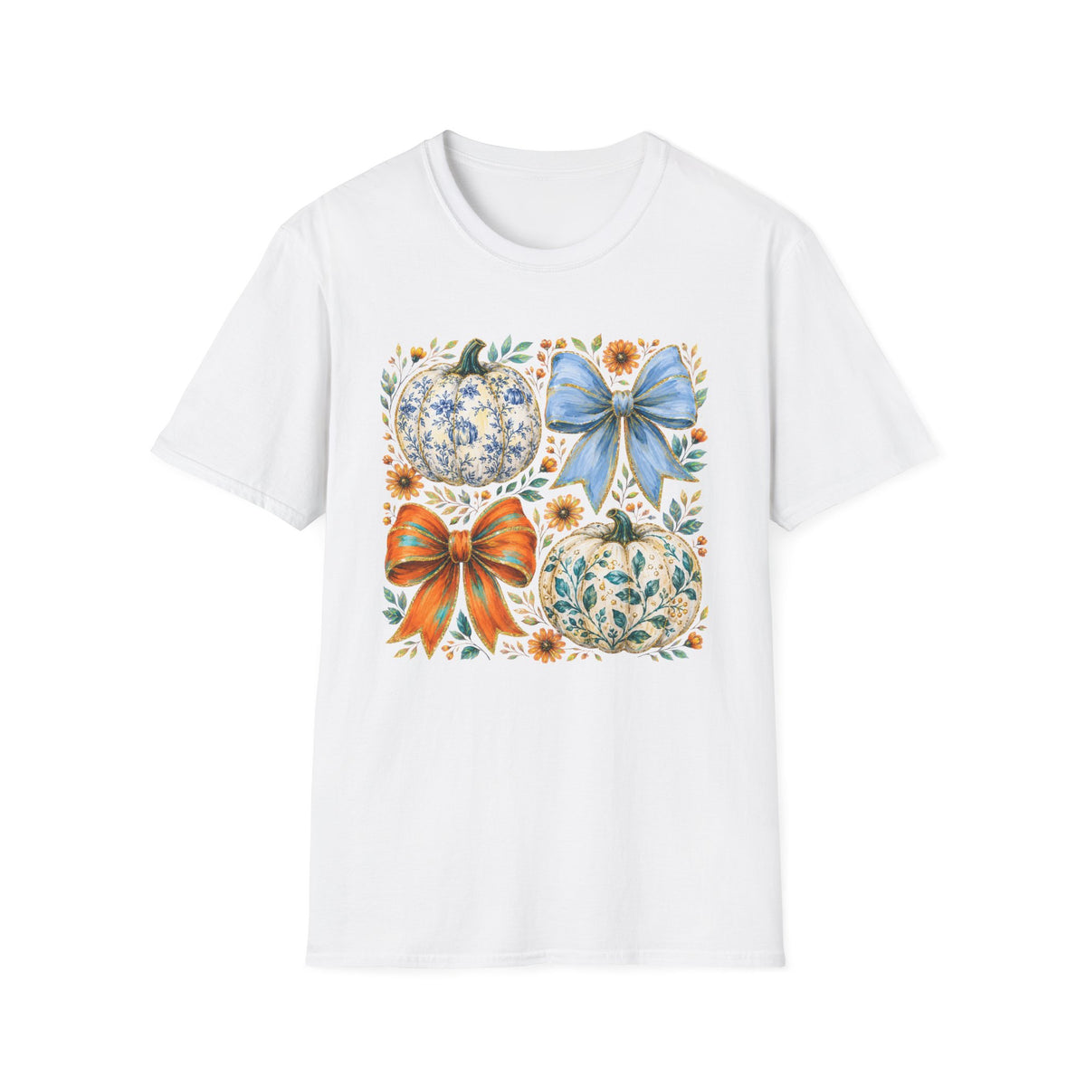 Pumpkin Bows Tee - Gildan