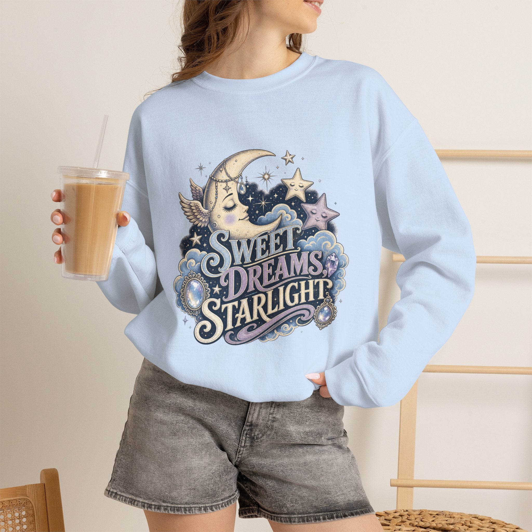 Sweet Dreams Starlight Sweatshirt - Gildan